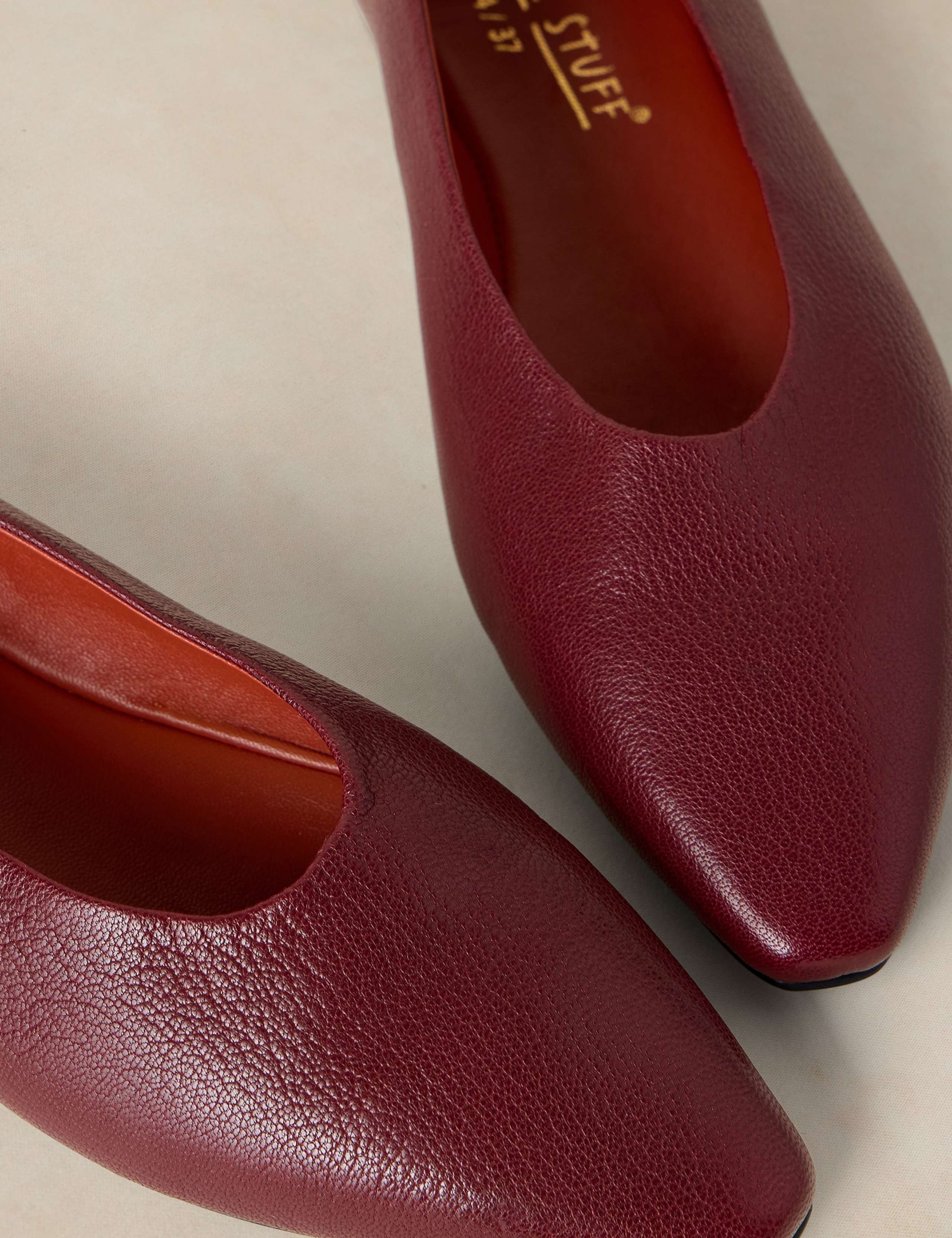 Leather Pointed Ballet Pumps 4 of 4