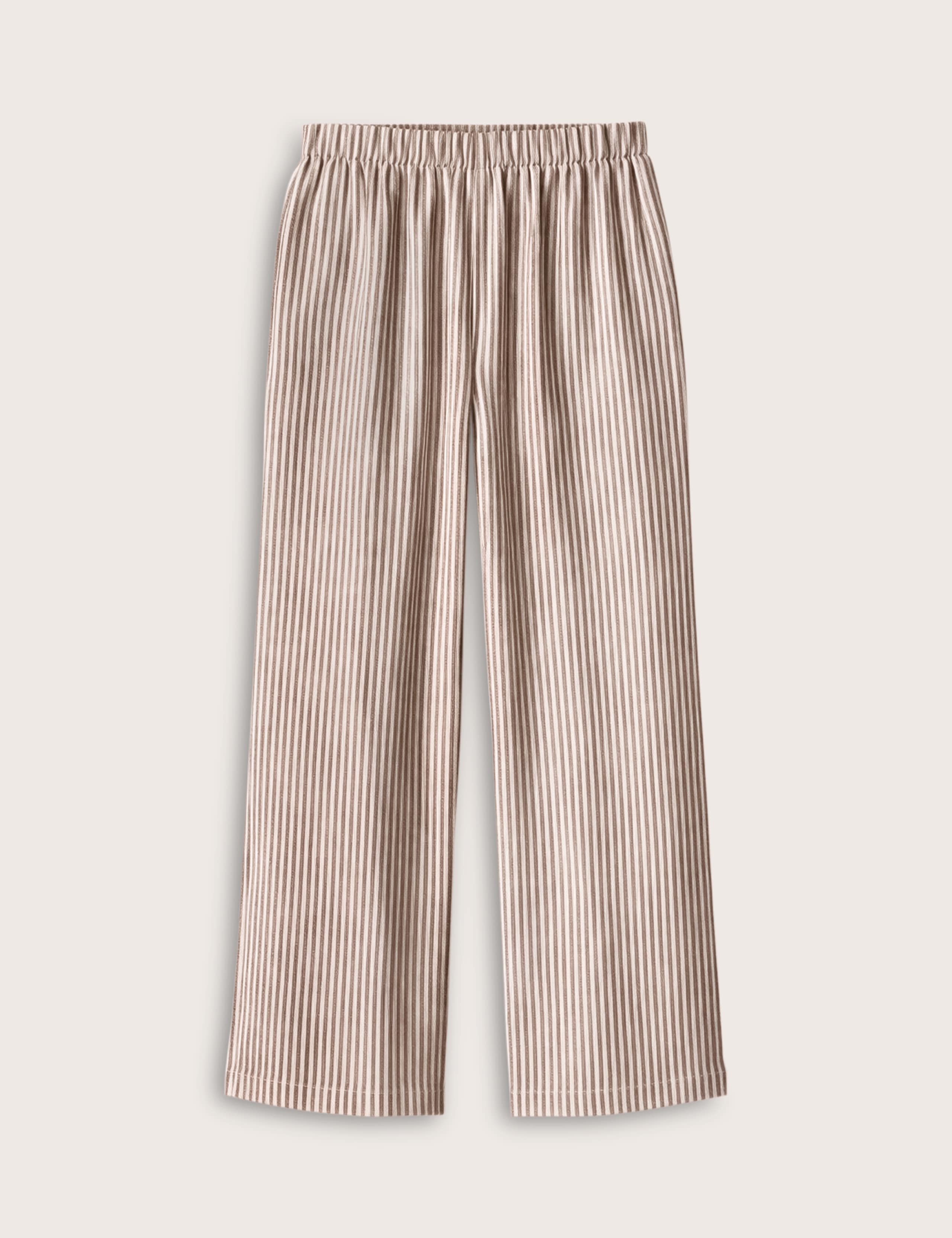 Pure Linen Striped Wide Leg Trousers 2 of 4
