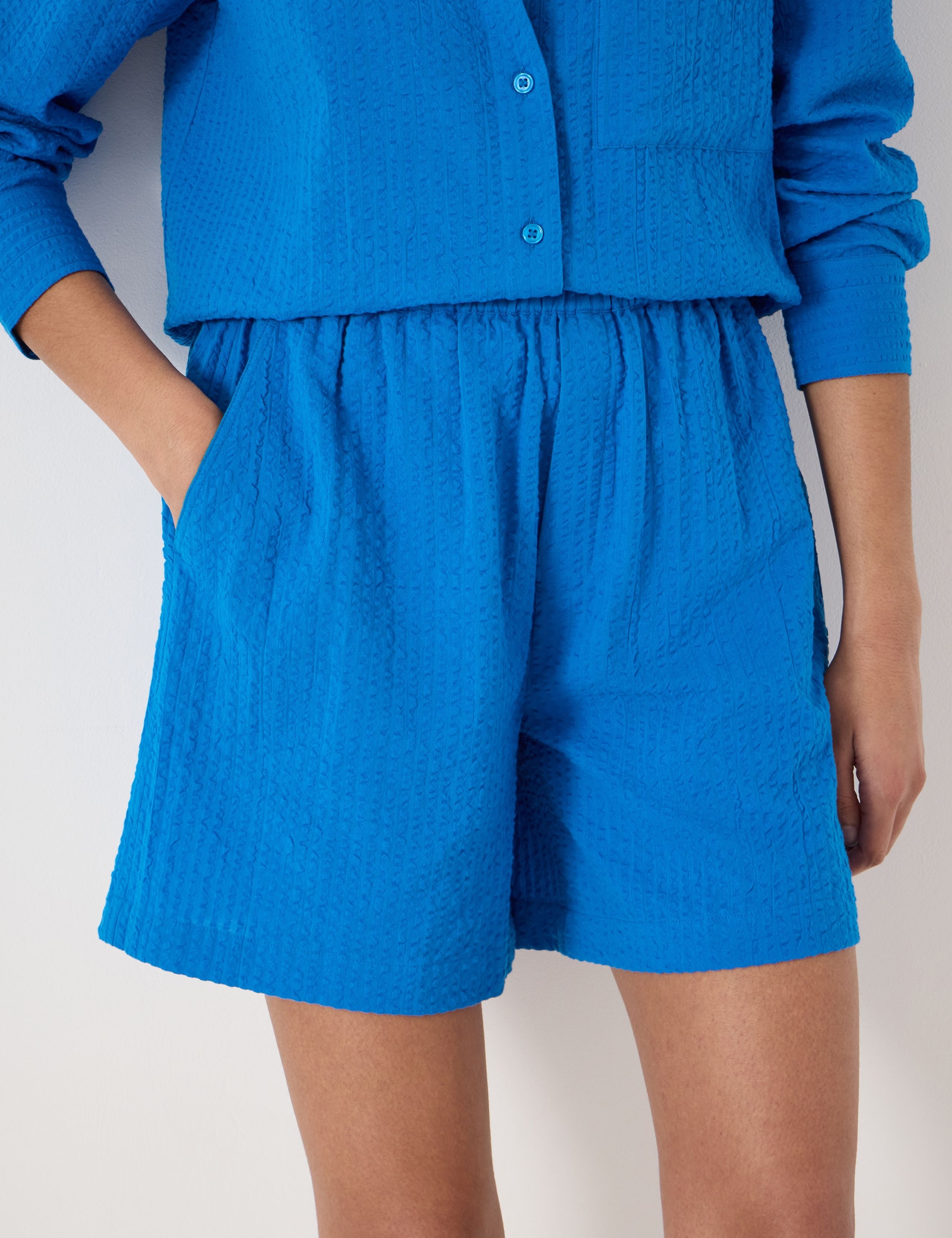 Pure Cotton Seersucker Shorts 4 of 5