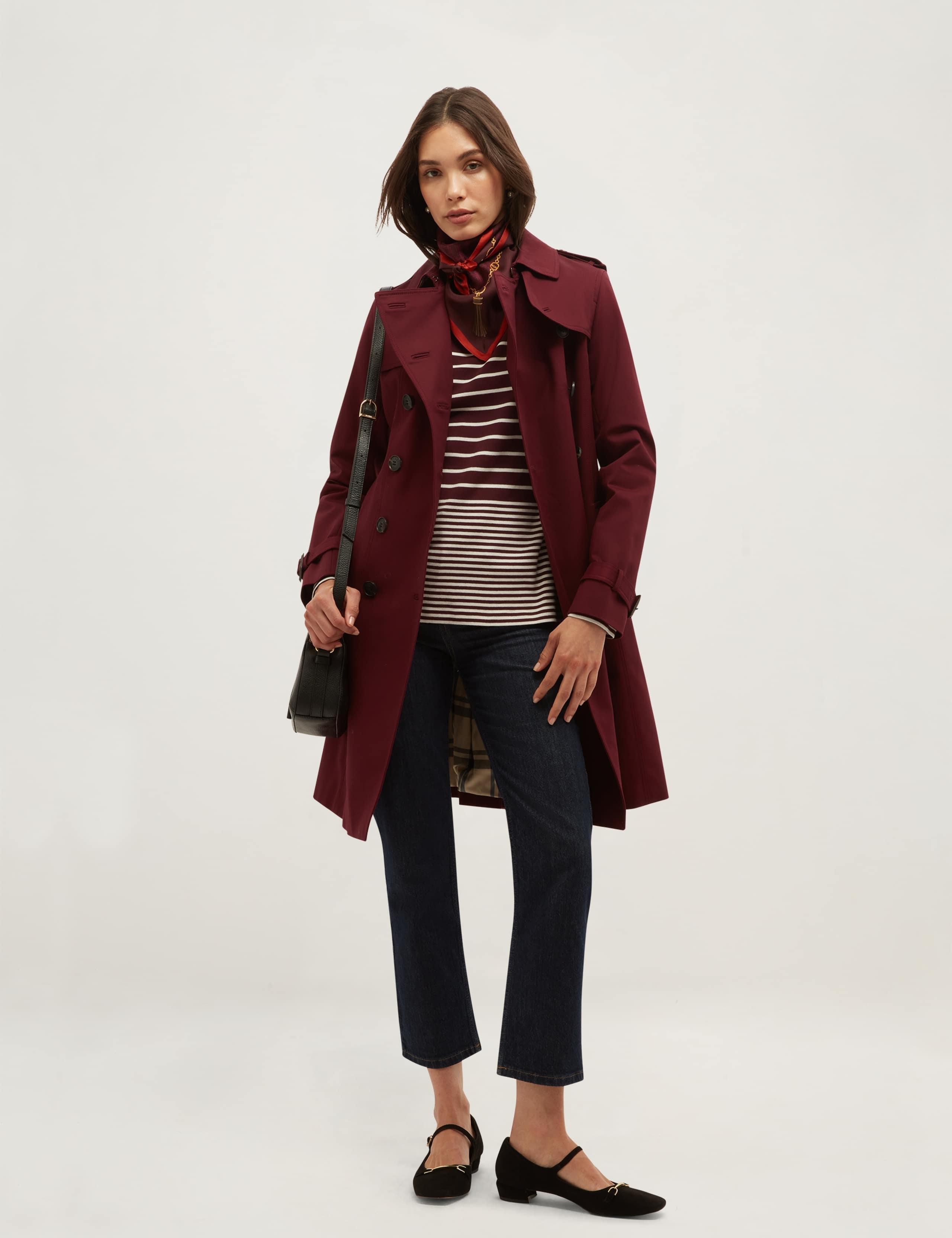 Pure Cotton Striped Slash Neck Relaxed Top 5 of 6