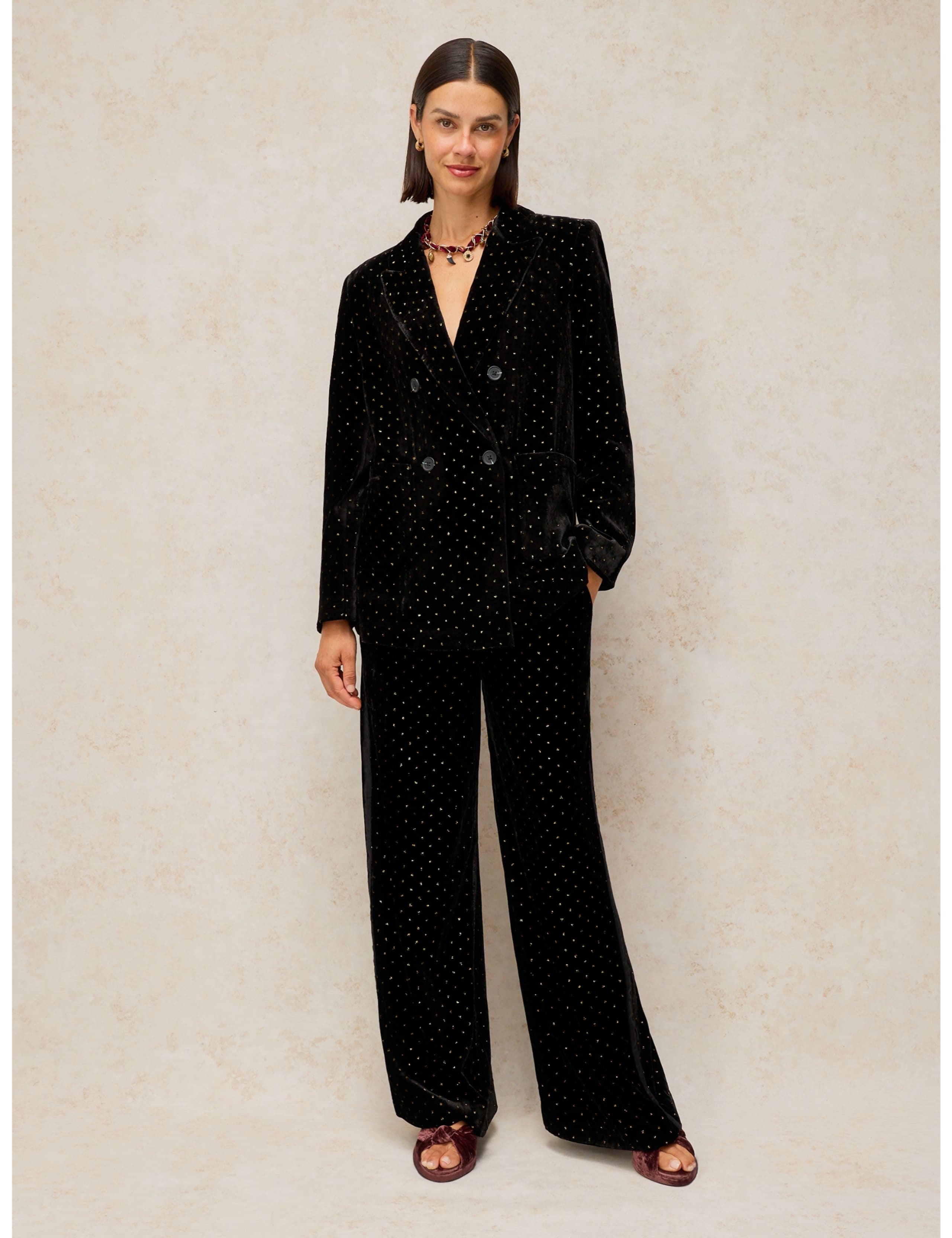 Sasha Velvet Blazer 4 of 6