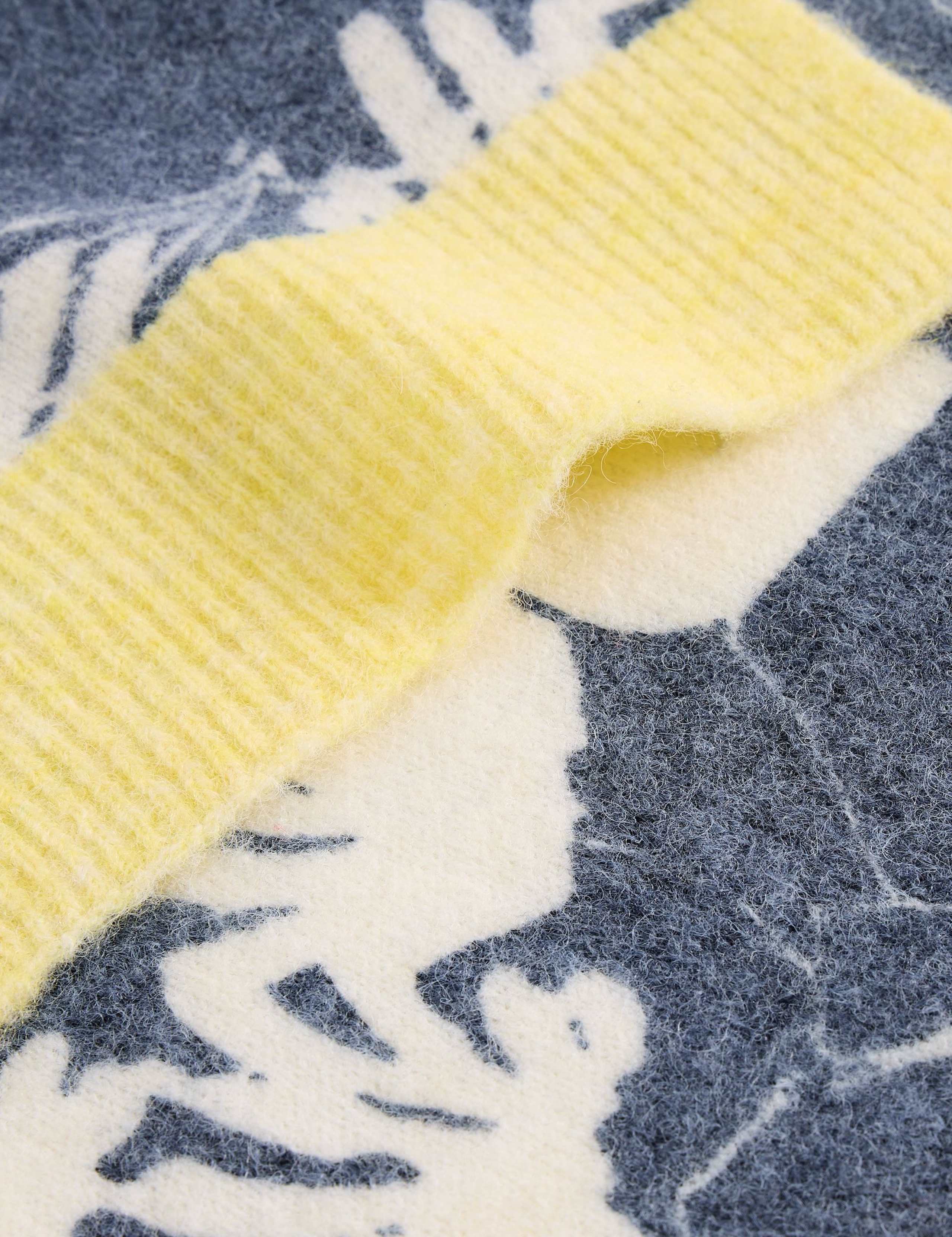 Wool Blend Tree Print Scarf 3 of 3