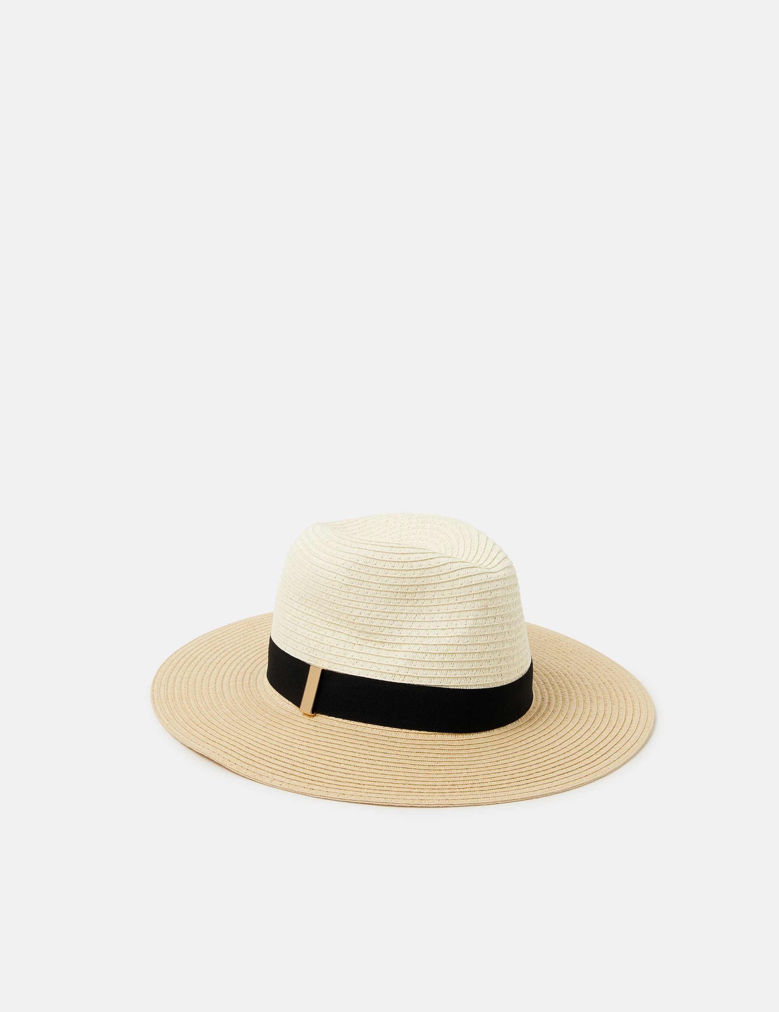 Straw Fedora Hat 2 of 3