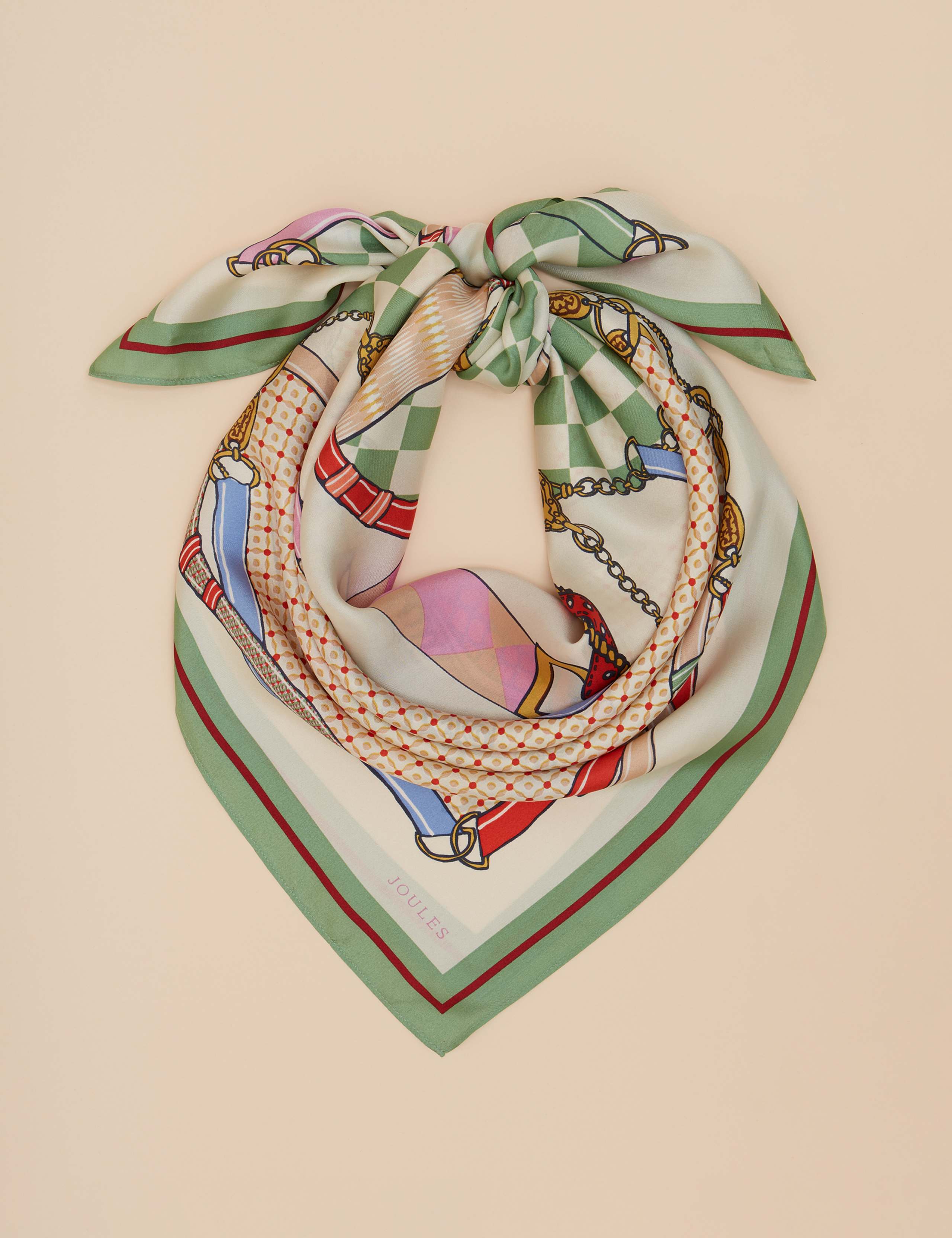 Pure Silk Printed Scarf 4 of 5