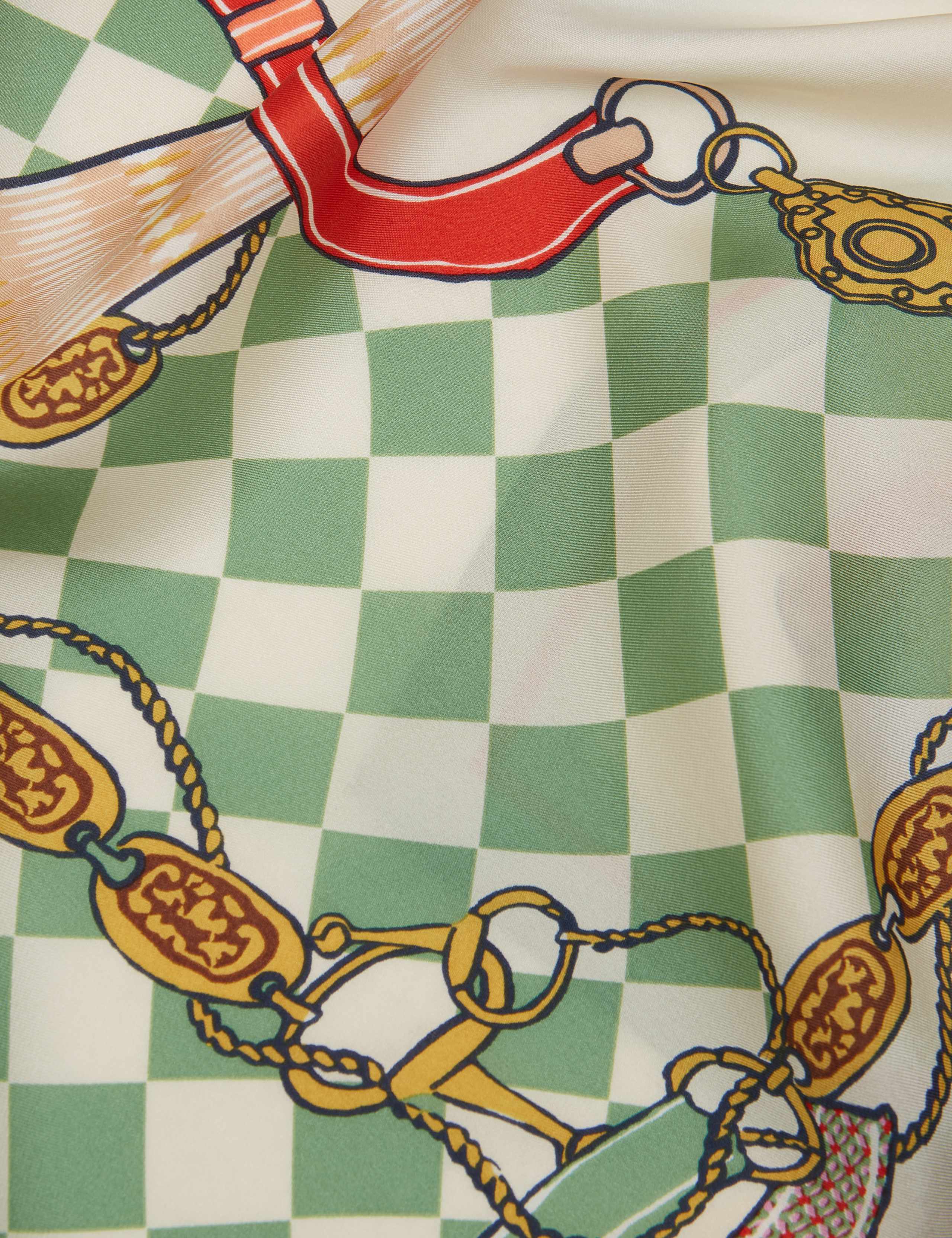 Pure Silk Printed Scarf 5 of 5