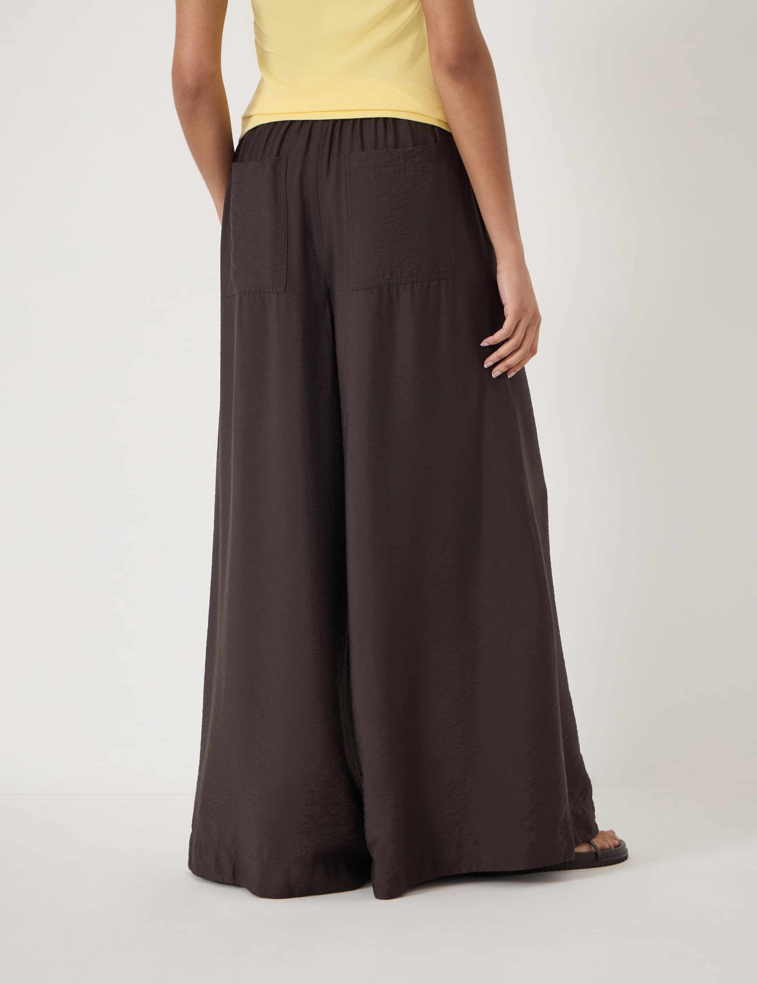 Elasticated Waist Wide Leg Trousers 4 of 6