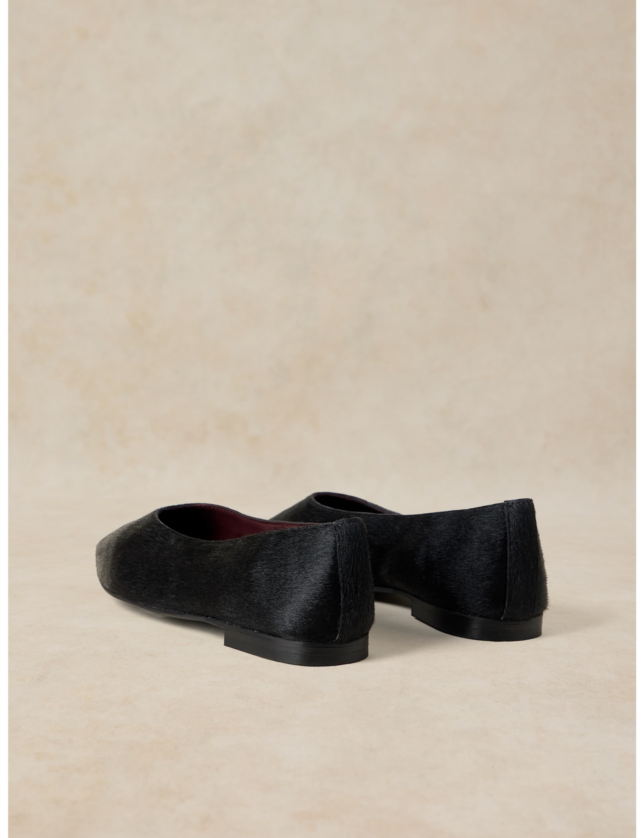 Leather Pointed Ballet Pumps 3 of 4