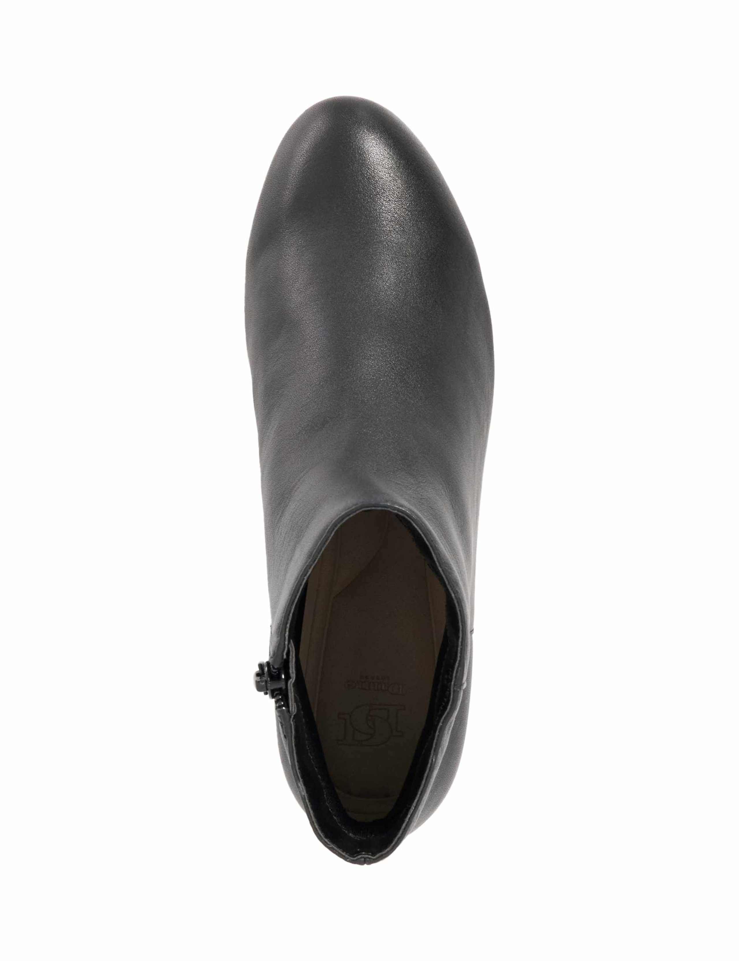 Leather Block Heel Ankle Boots 2 of 5