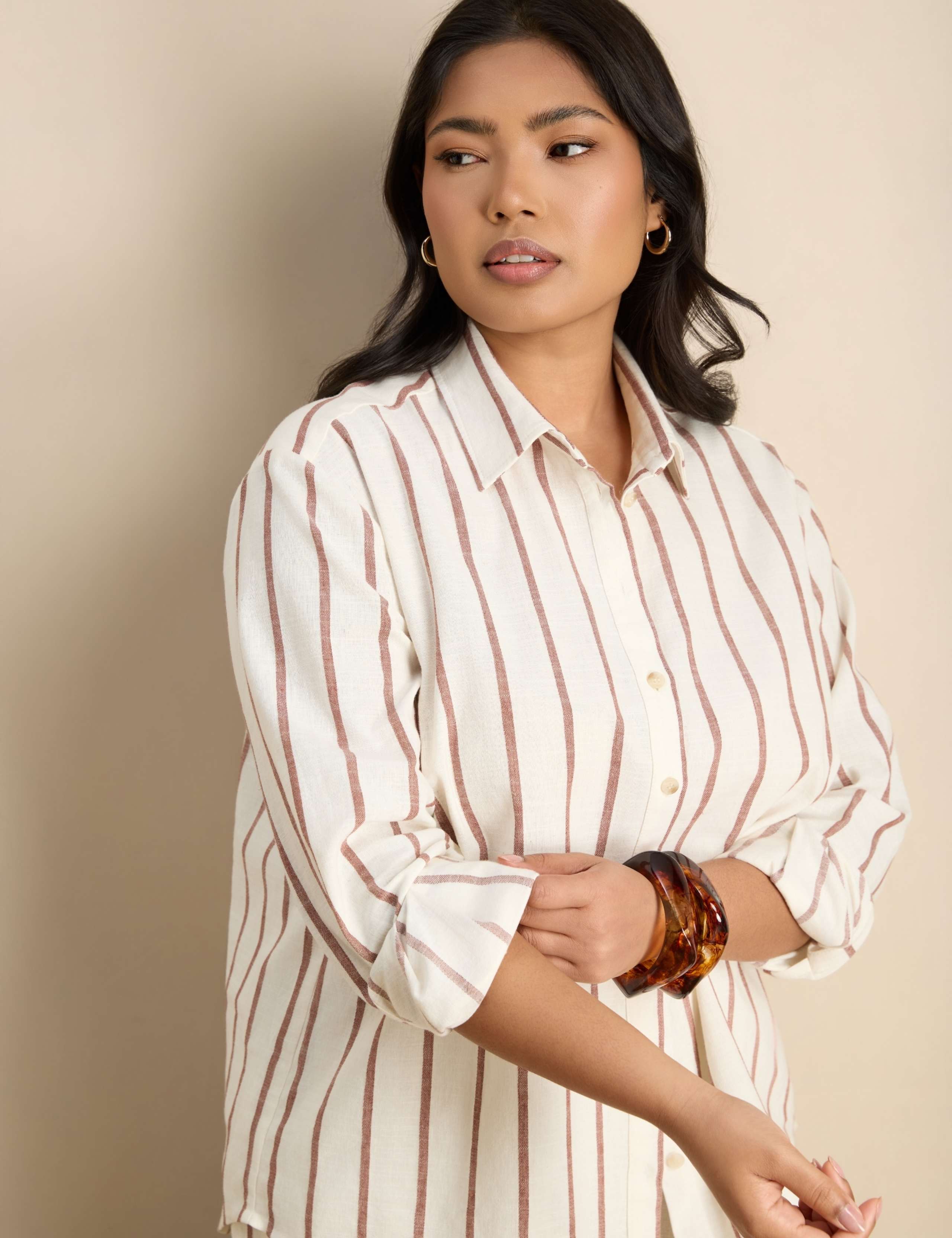 Cotton Rich Striped Shirt 7 of 8