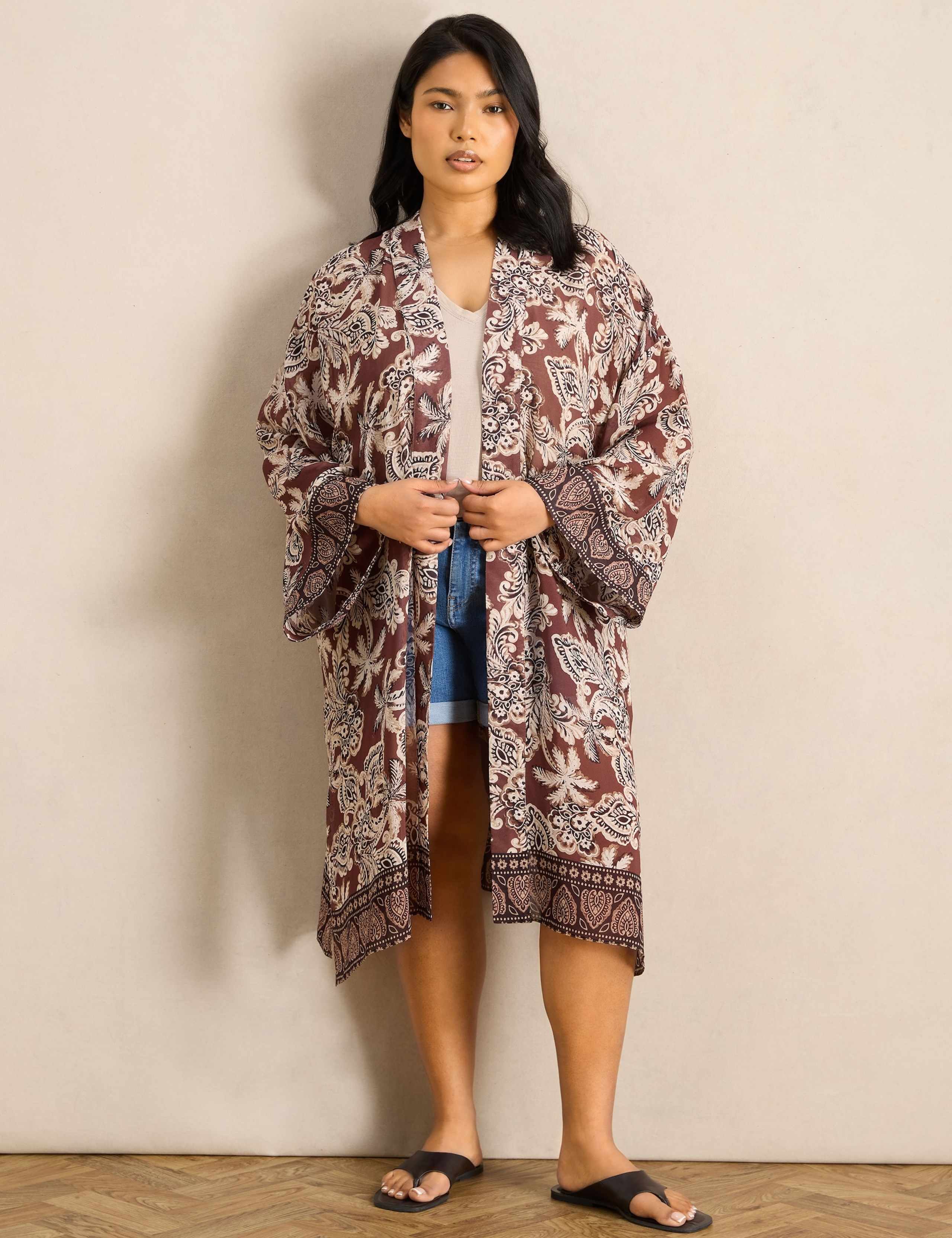 Floral Print Kimono 1 of 4