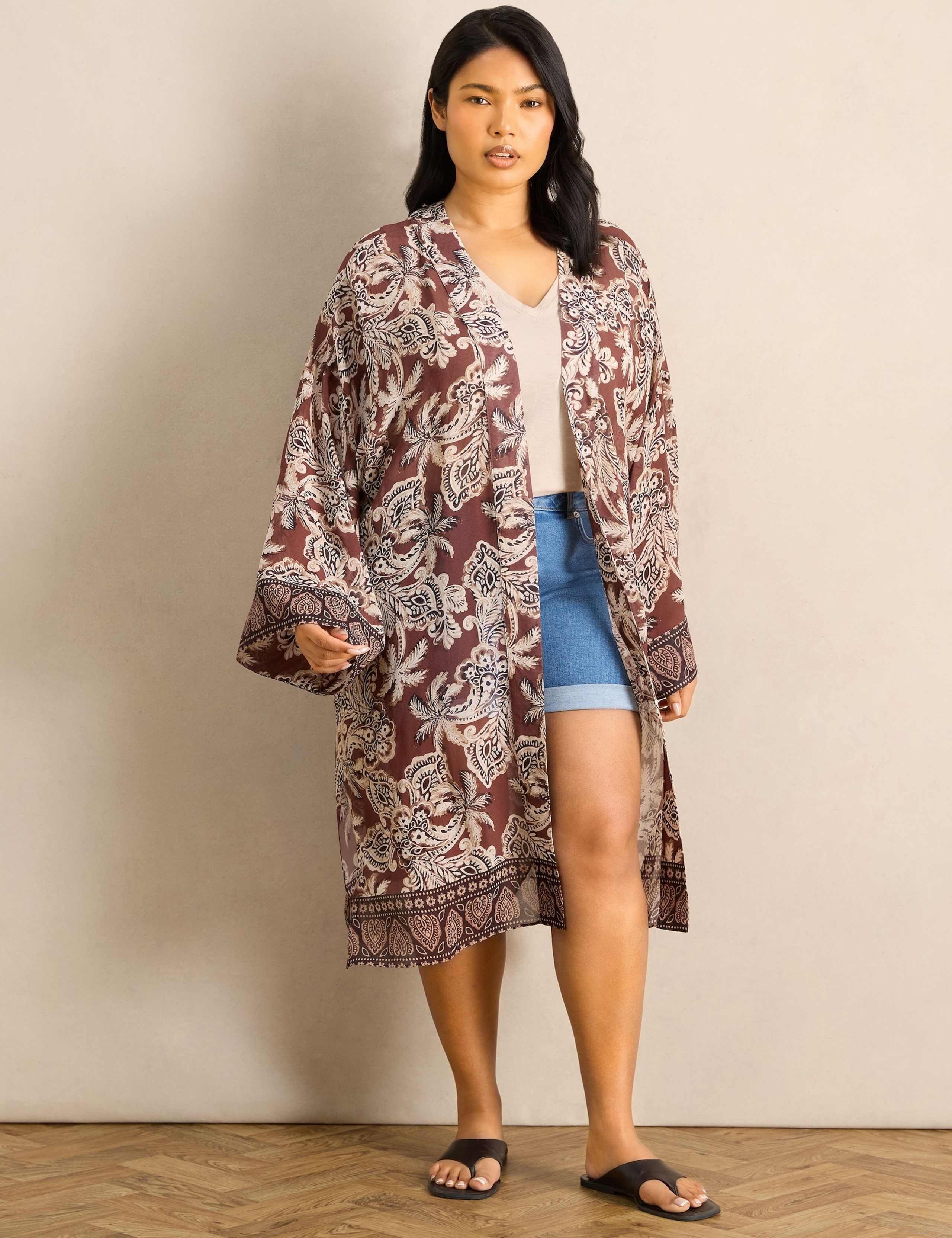 Floral Print Kimono 2 of 4