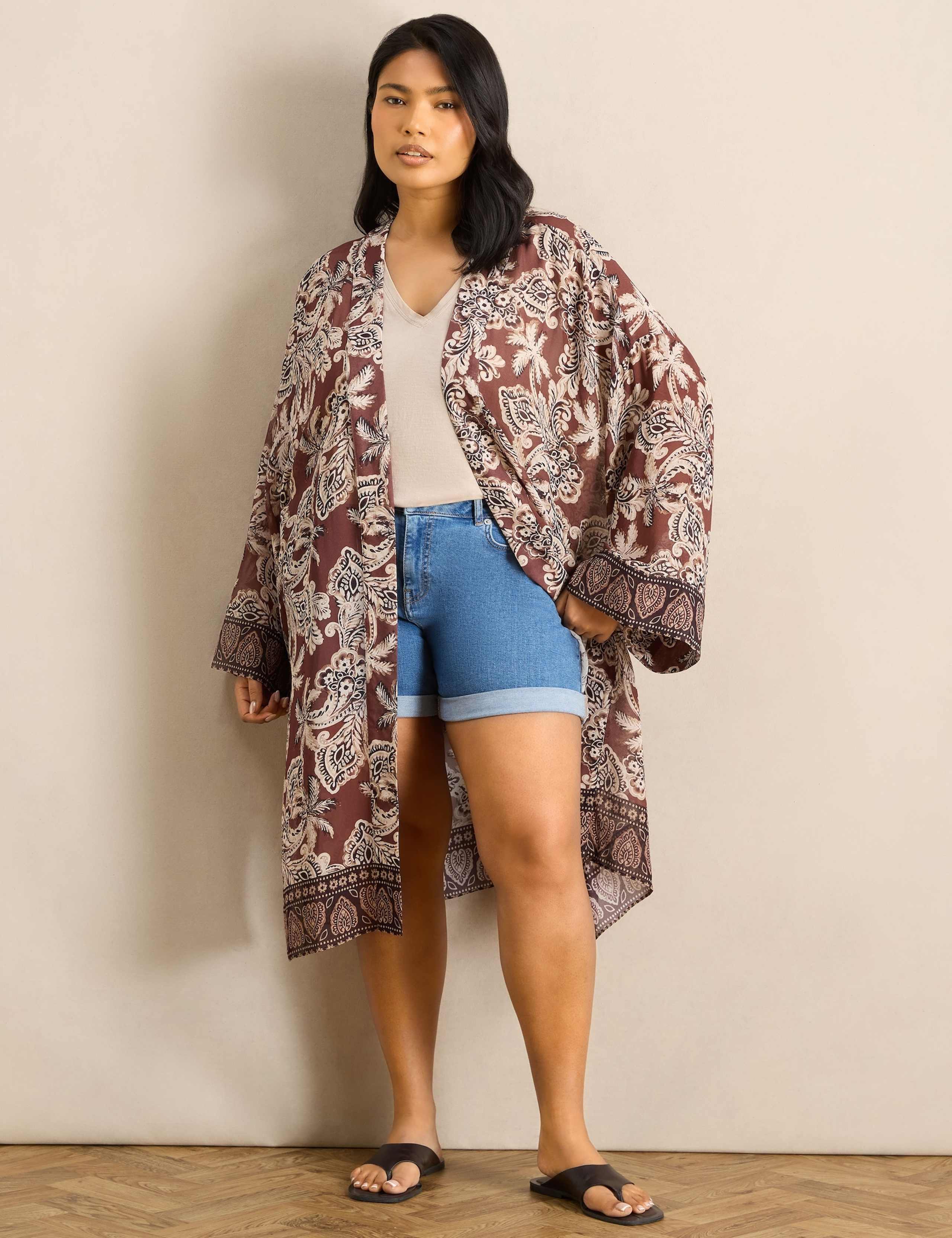 Floral Print Kimono 3 of 4