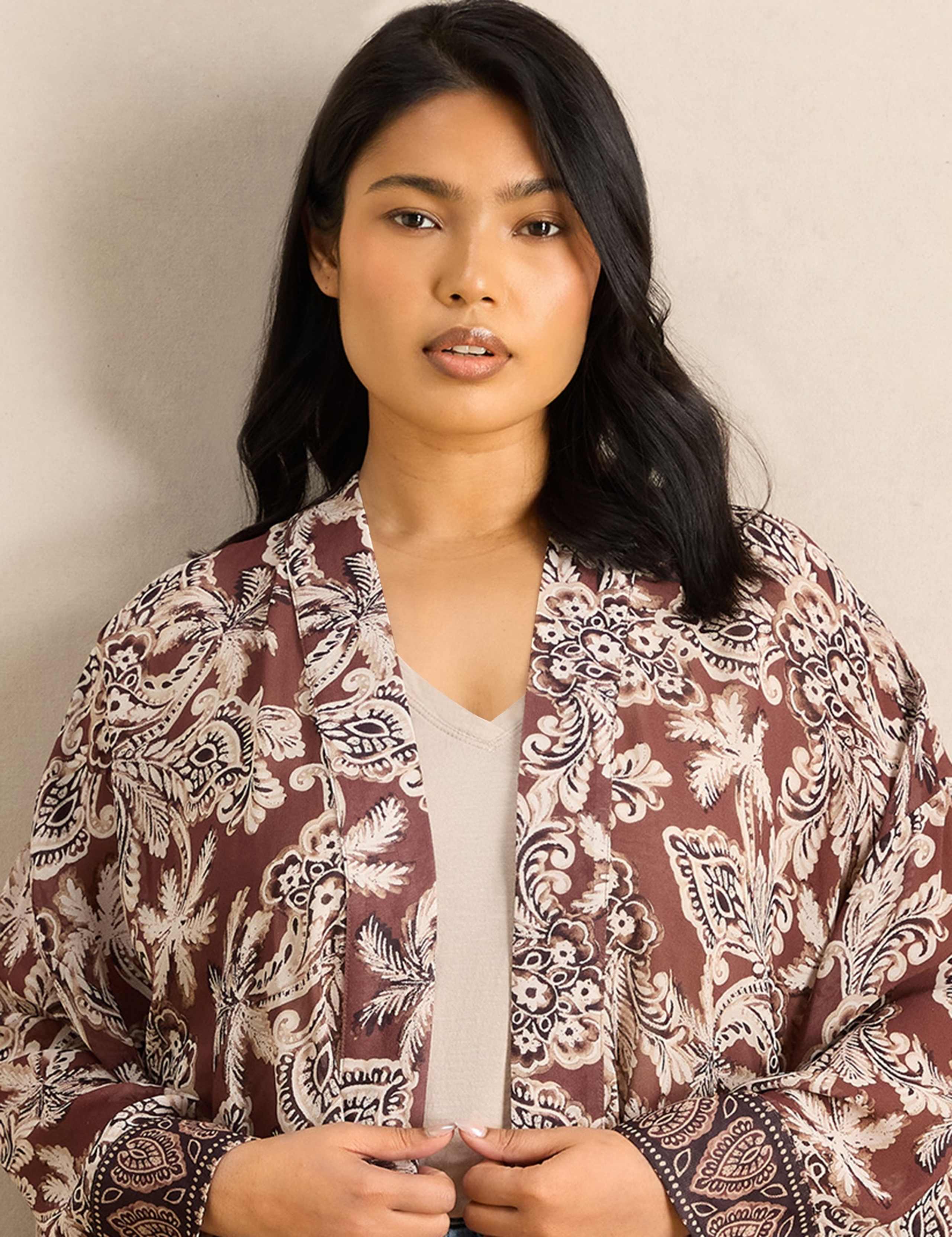 Floral Print Kimono 4 of 4