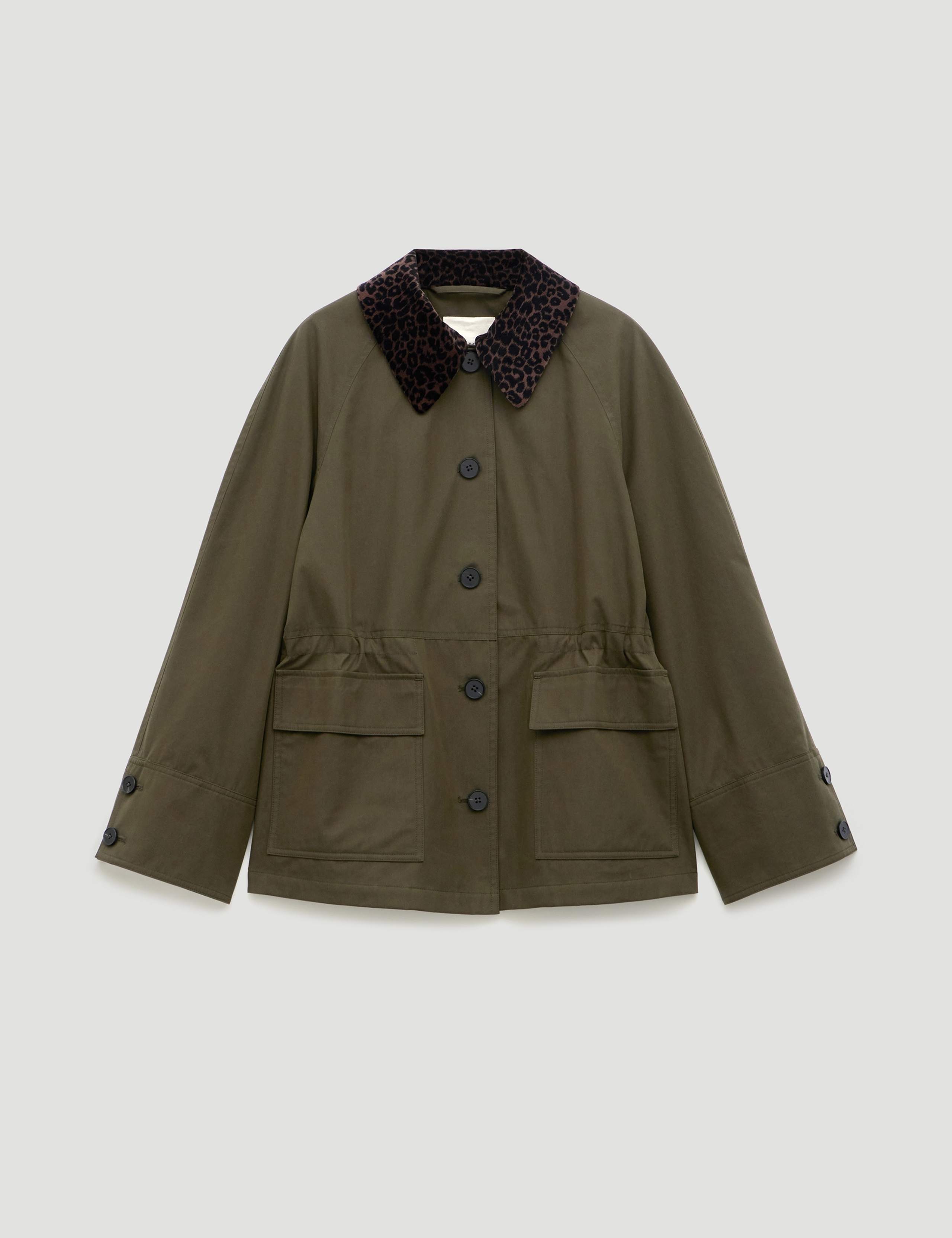 Cotton Rich Oversized Collared Barn Jacket 2 of 6