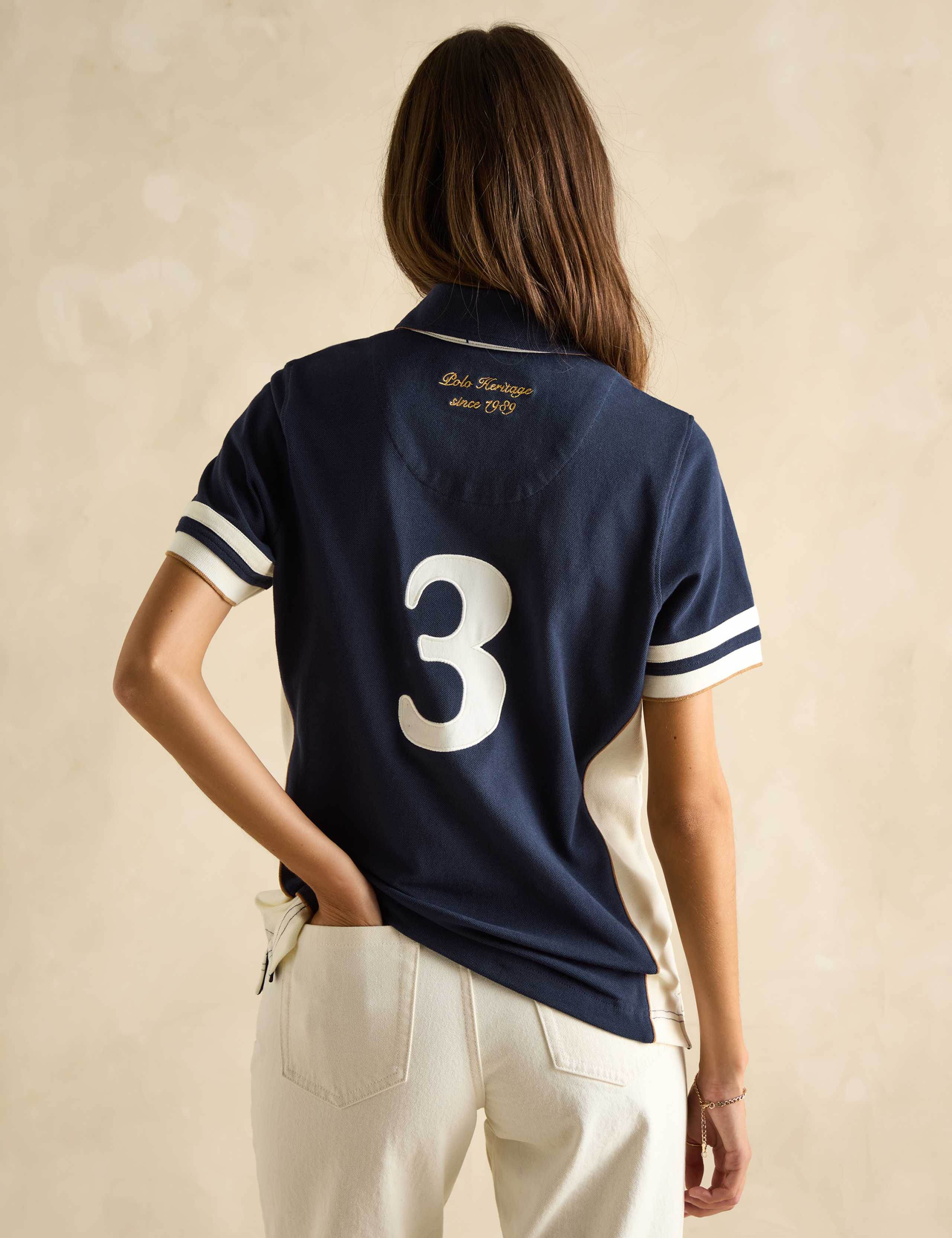 Pure Cotton Embroidered Polo Shirt 4 of 6