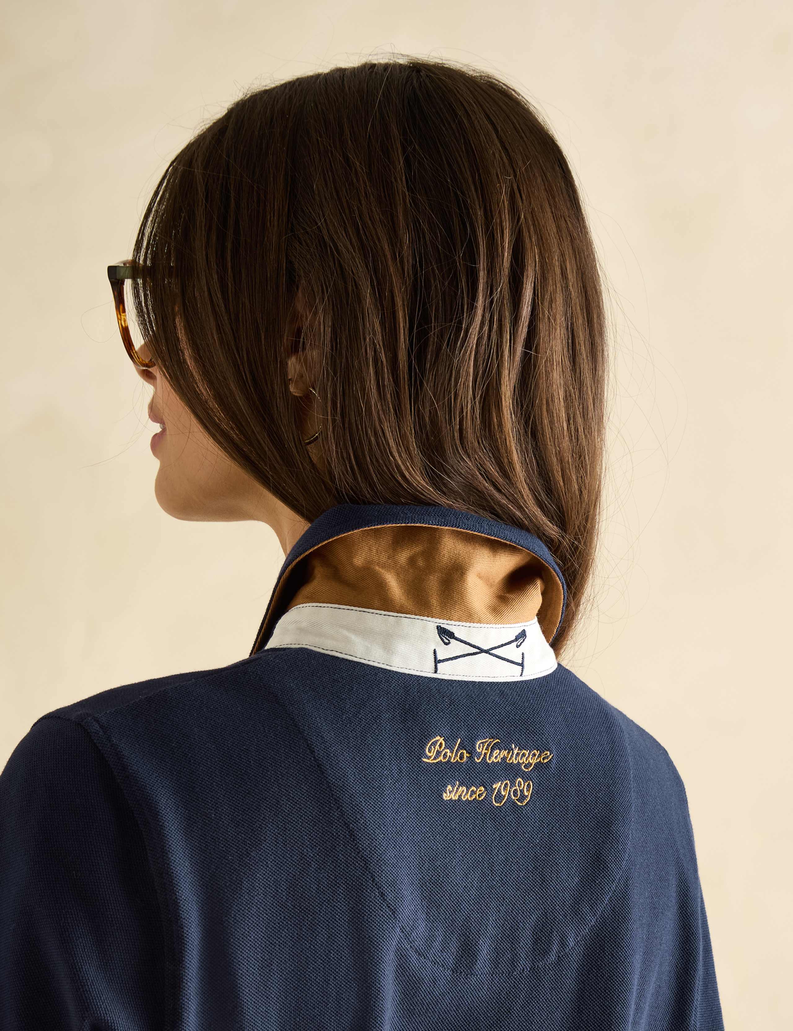 Pure Cotton Embroidered Polo Shirt 6 of 6
