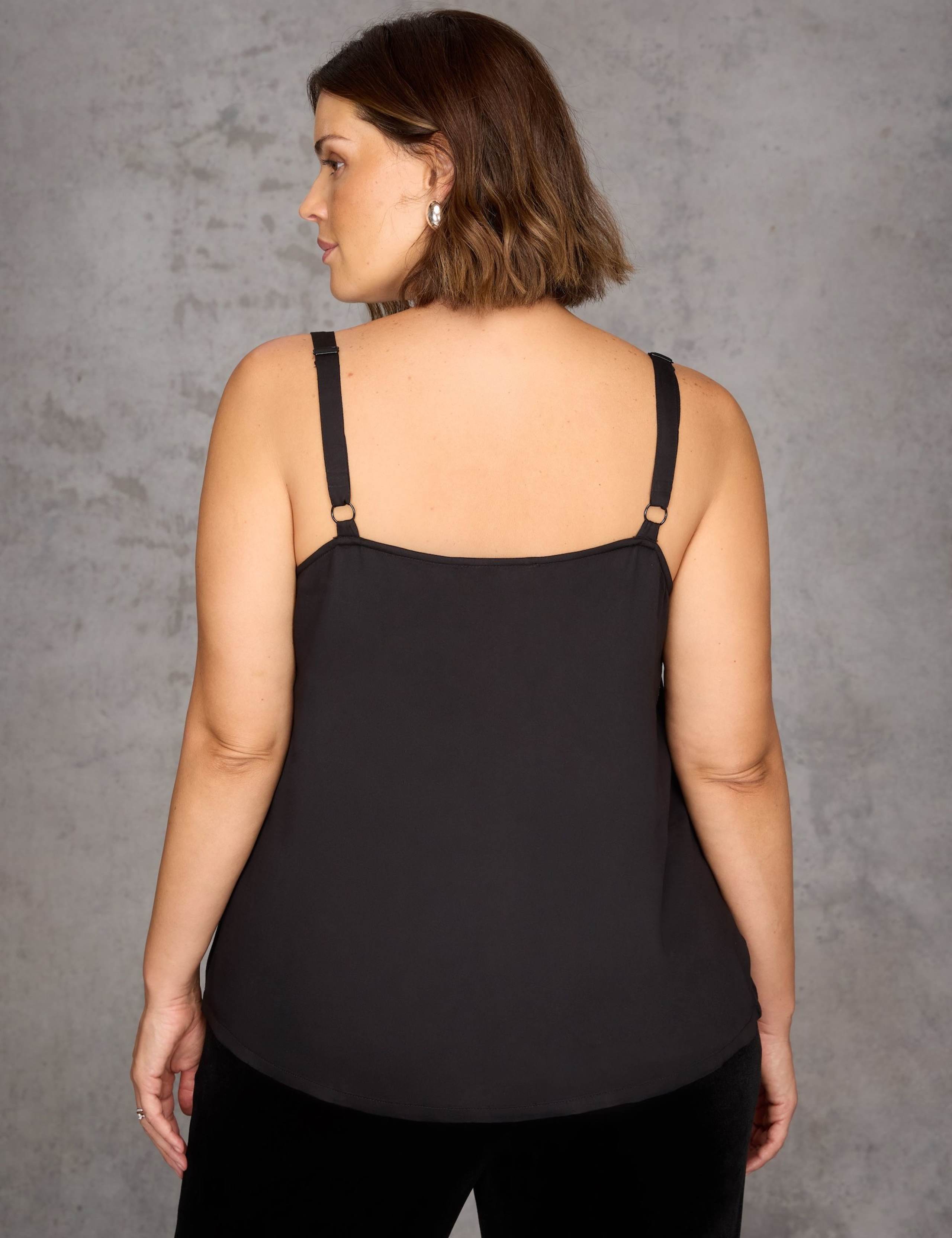 Sweetheart Neck Lace Detail Cami Top 2 of 5