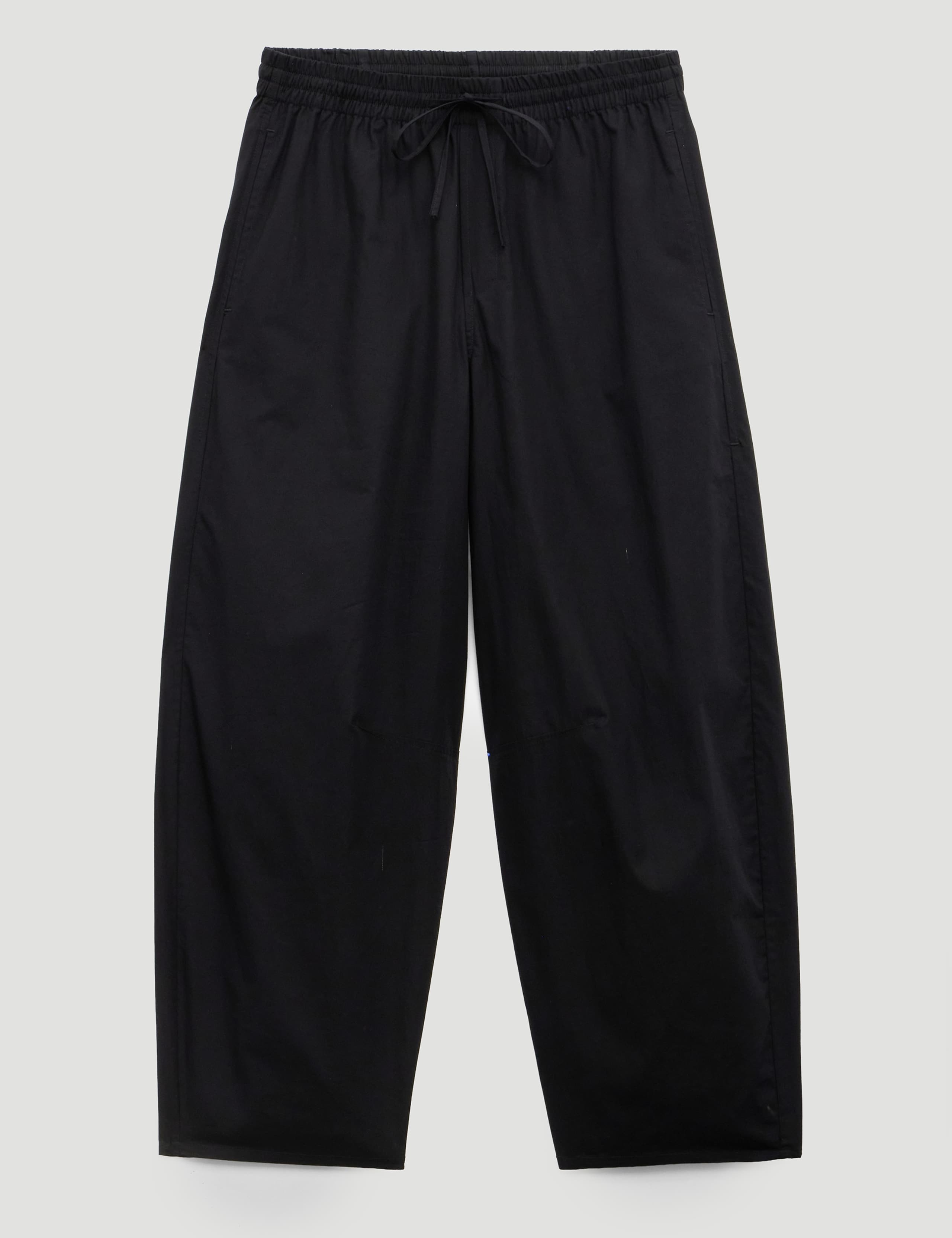 Pure Cotton Barrel Leg Cropped Trousers 2 of 5