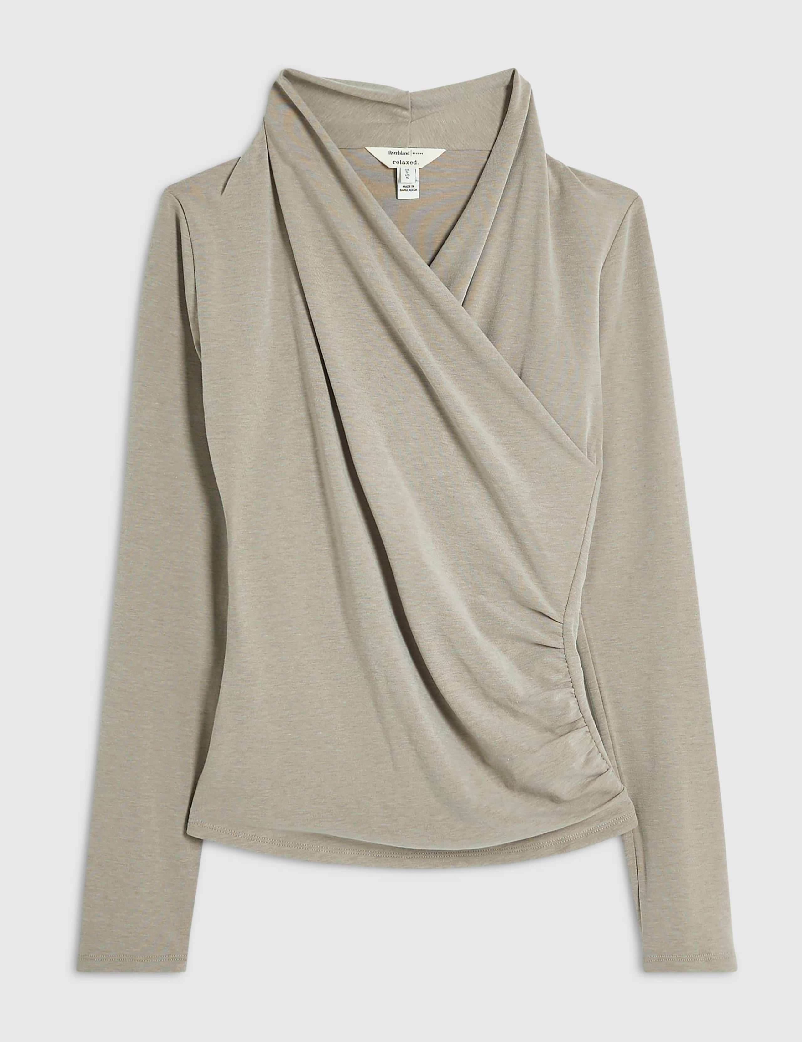 Off The Shoulder Wrap Top 2 of 5
