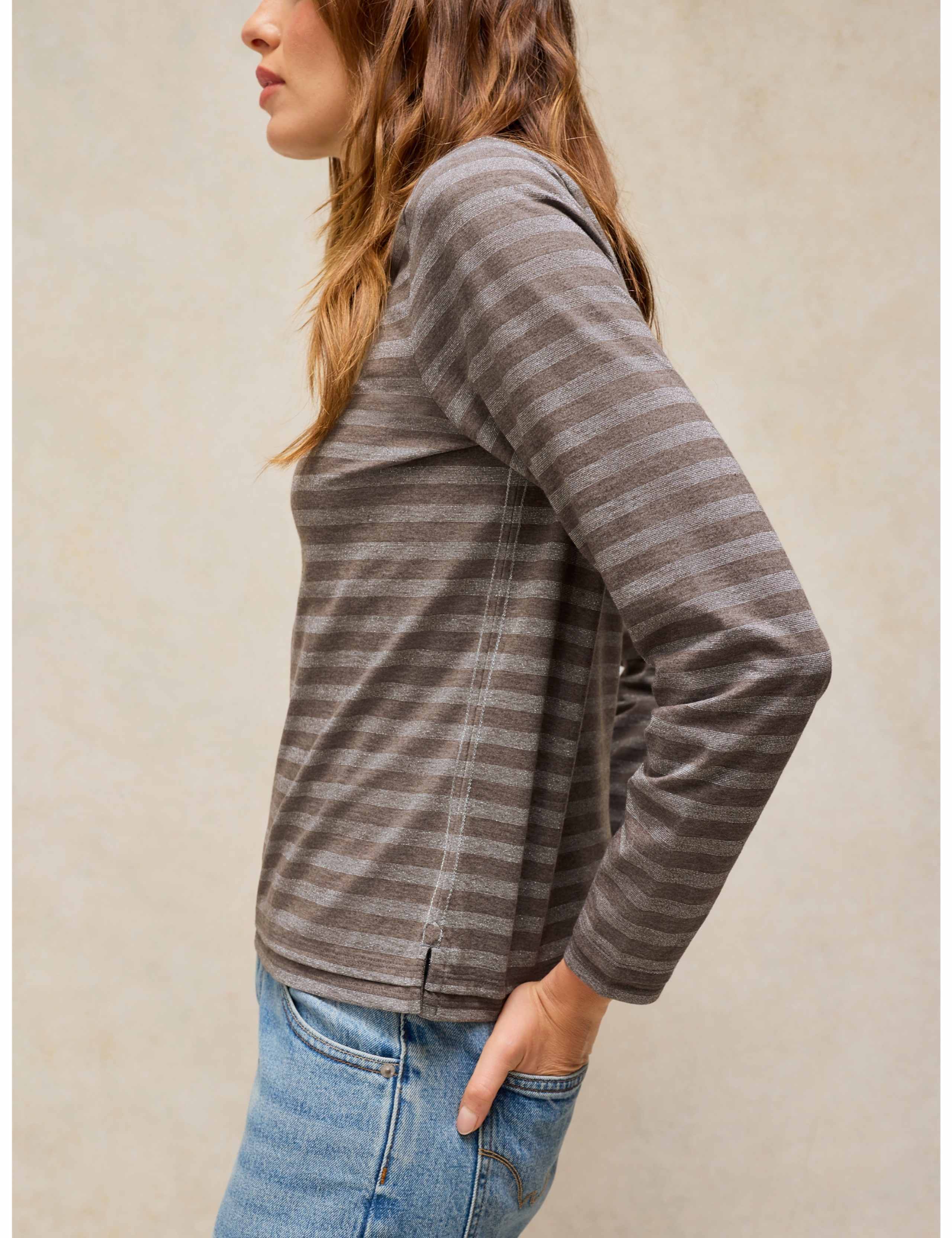 Clara Striped Sparkly T-Shirt 5 of 6
