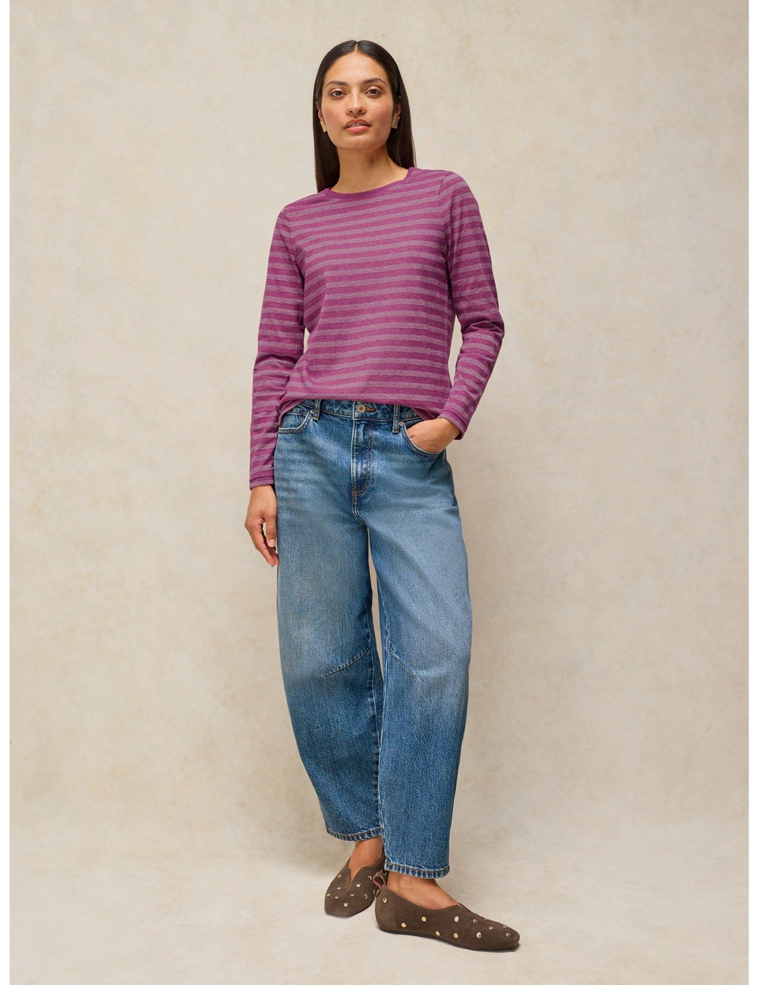 Clara Striped Sparkly T-Shirt 4 of 6