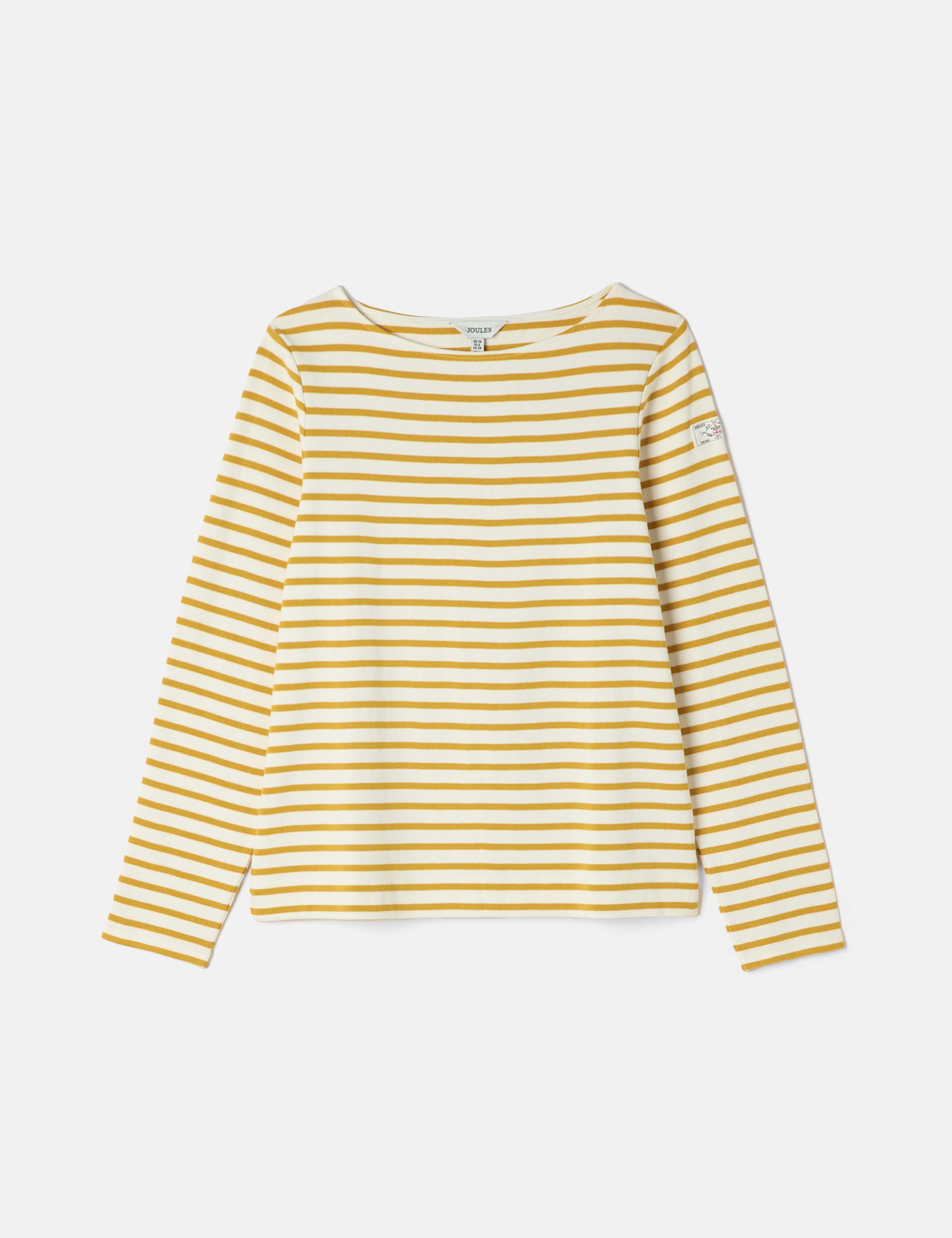 Pure Cotton Jersey Striped Relaxed Top 2 of 8