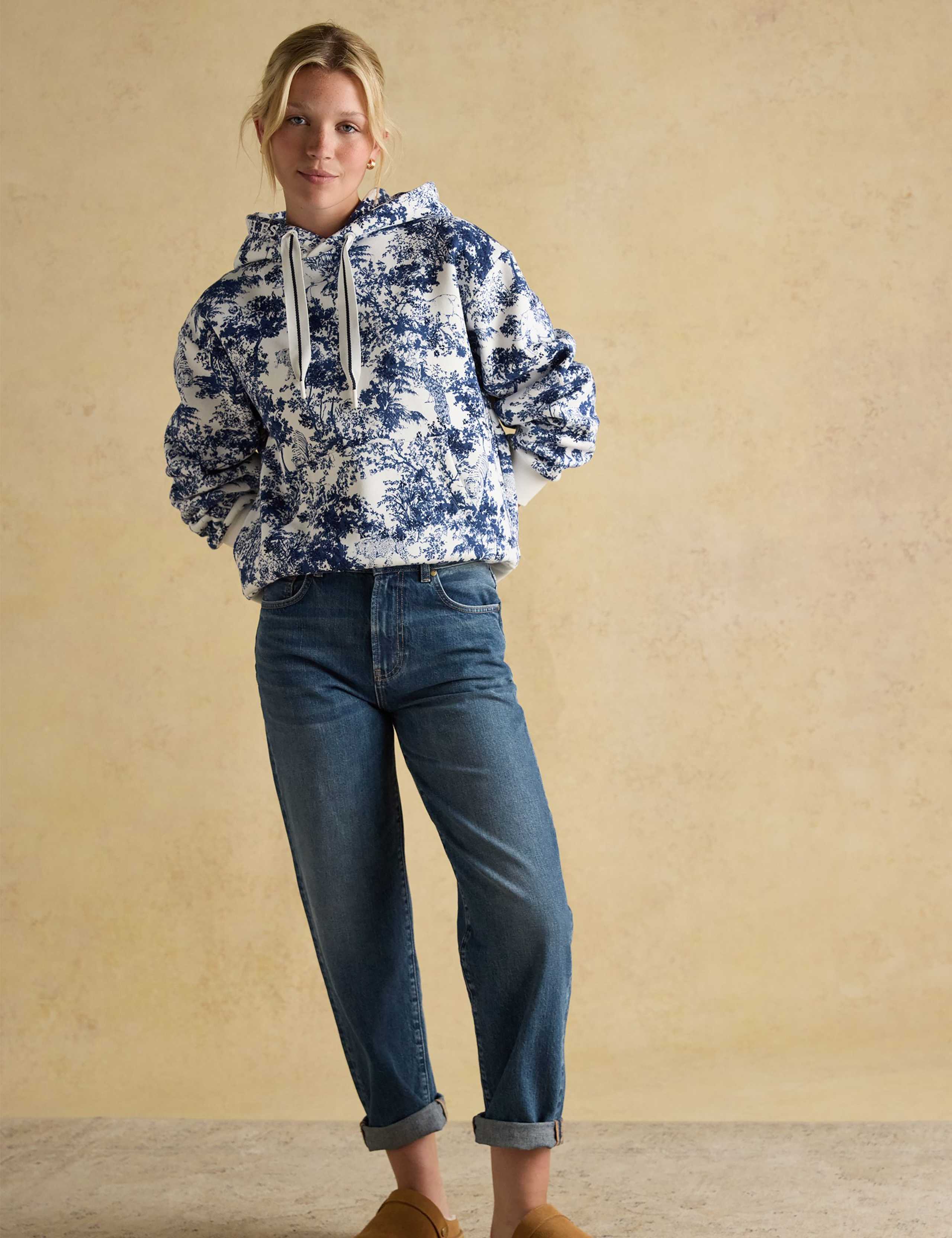 Cotton Rich Safari Print Hoodie 5 of 7