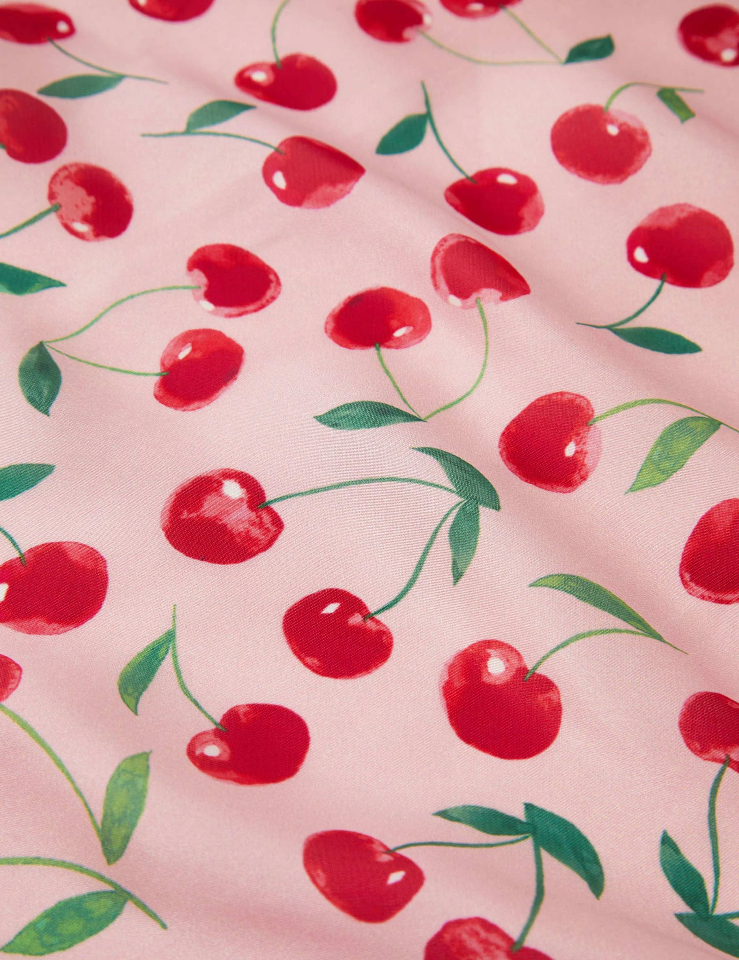 Satin Cherry Square Scarf 2 of 2