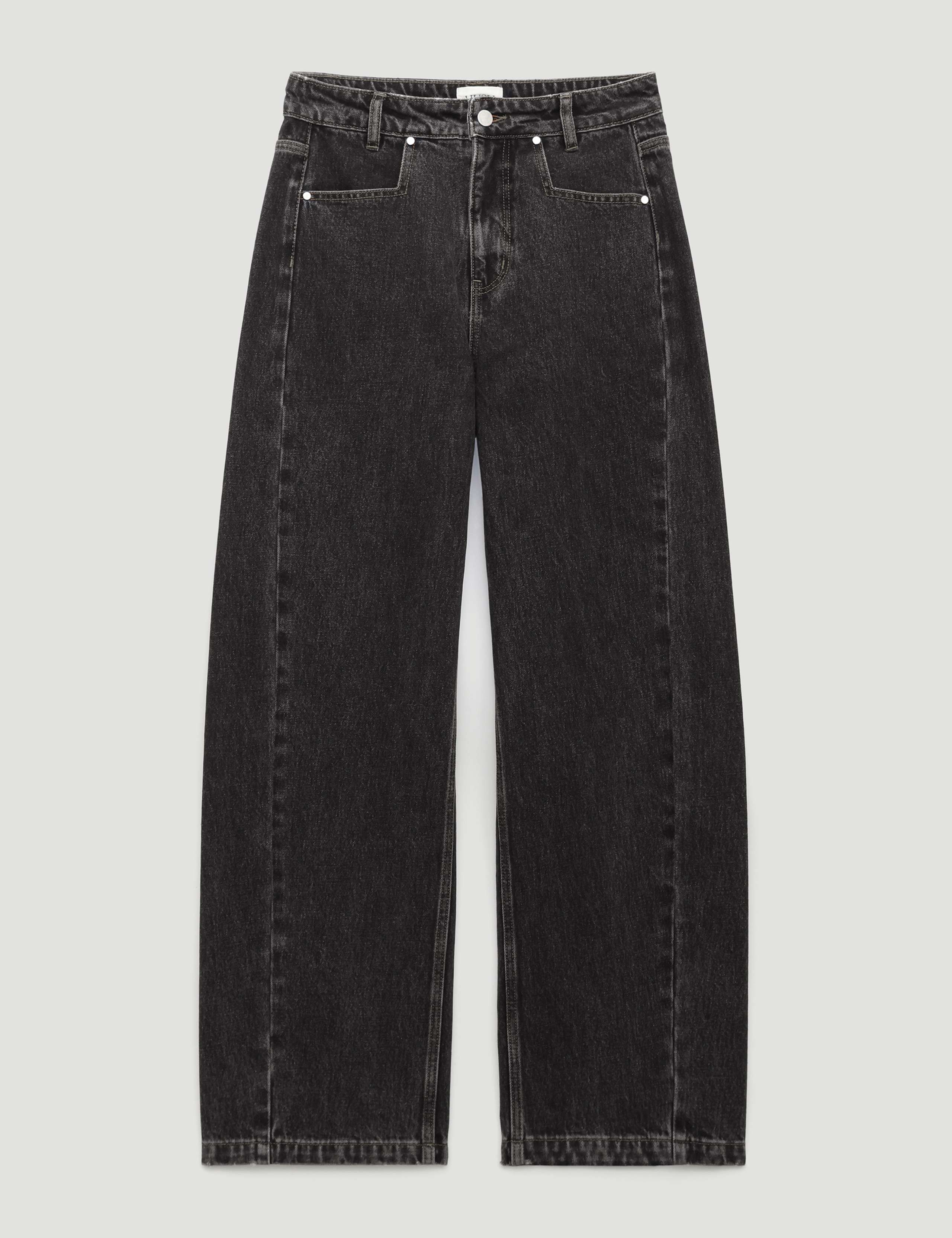 Mid Rise Wide Leg Jeans 2 of 5