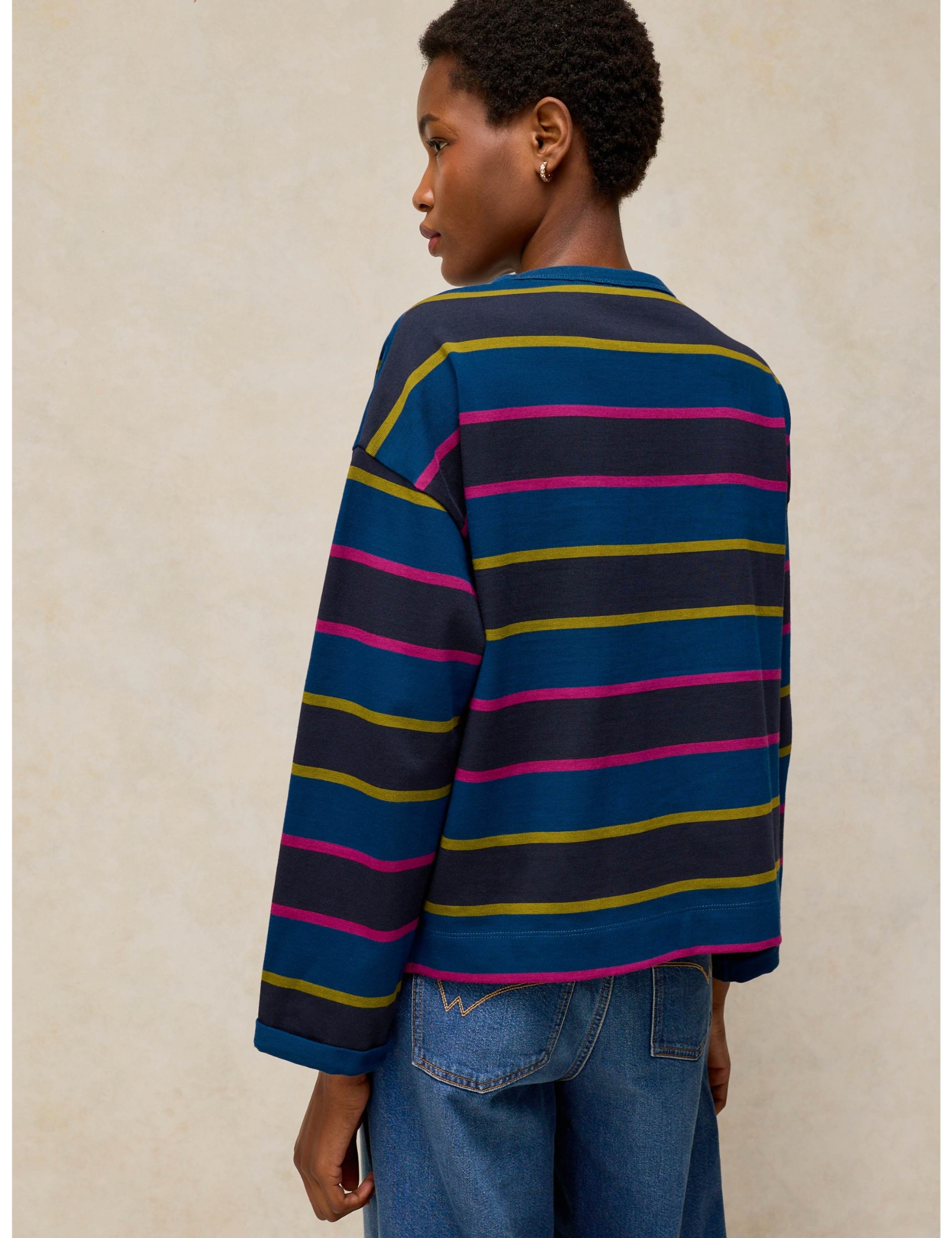 Kim Pure Cotton Striped T-Shirt 3 of 6