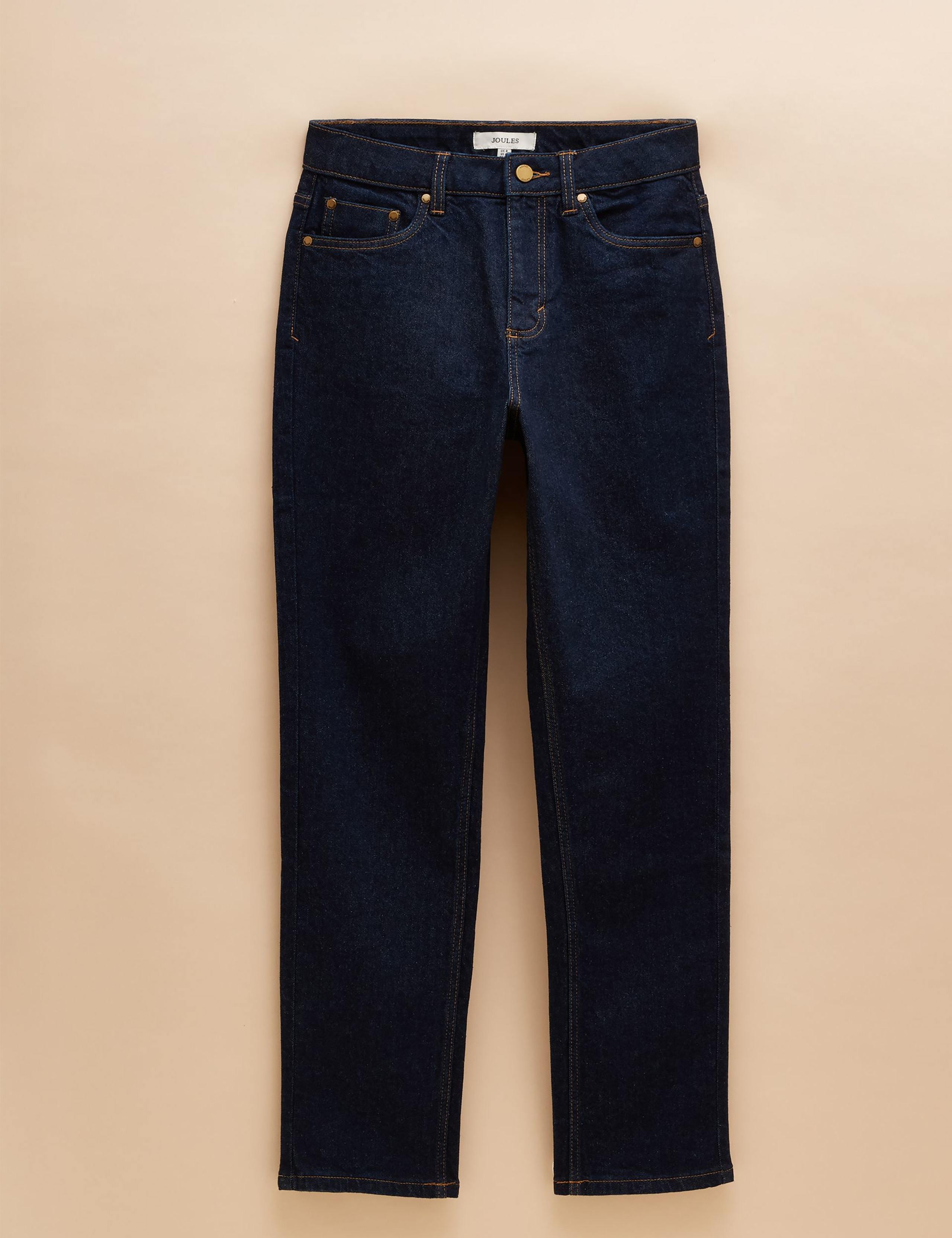 Denim Mid Rise Slim Fit Ankle Grazer Jeans 2 of 6