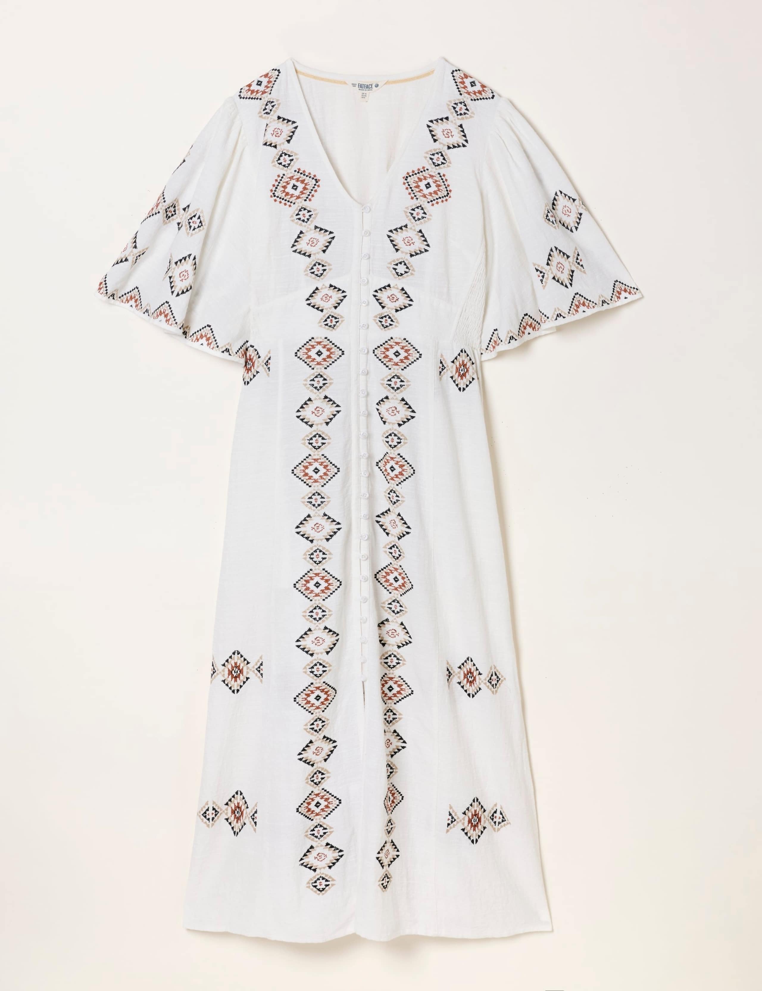 SOLENE EMB MIDI DRES 2 of 7
