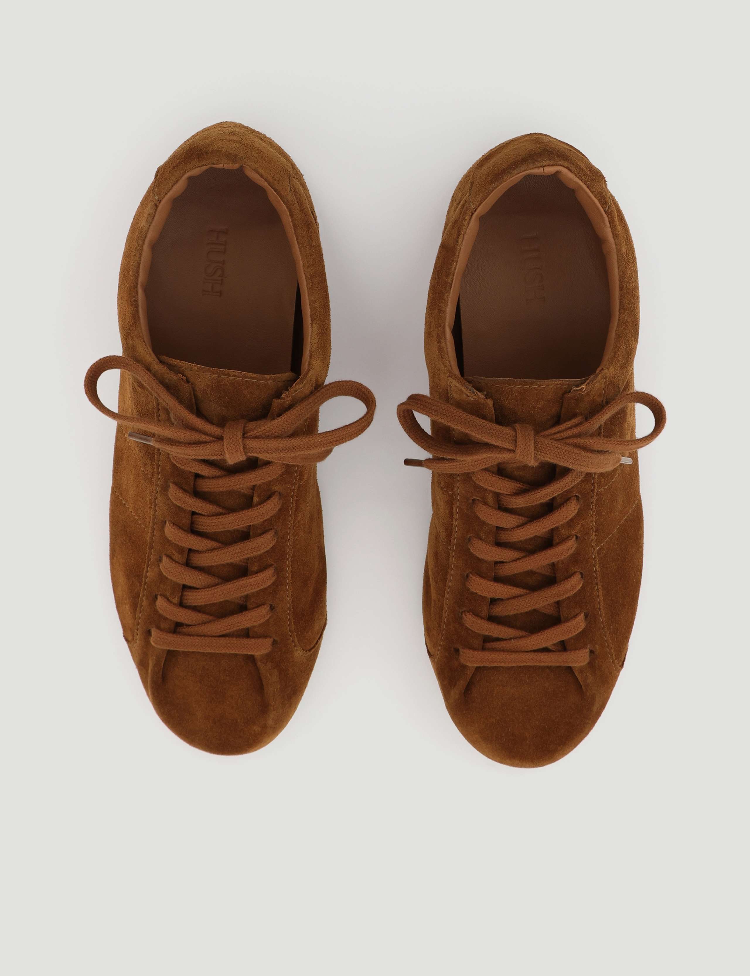 Suede Lace Up Trainers 4 of 5