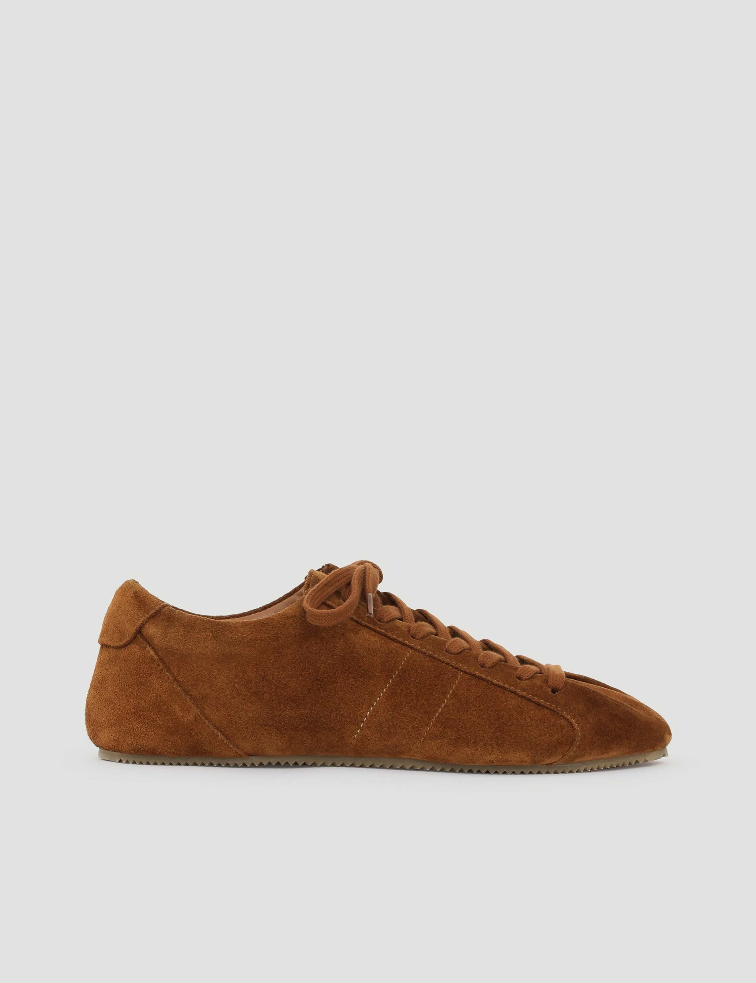 Suede Lace Up Trainers 2 of 5
