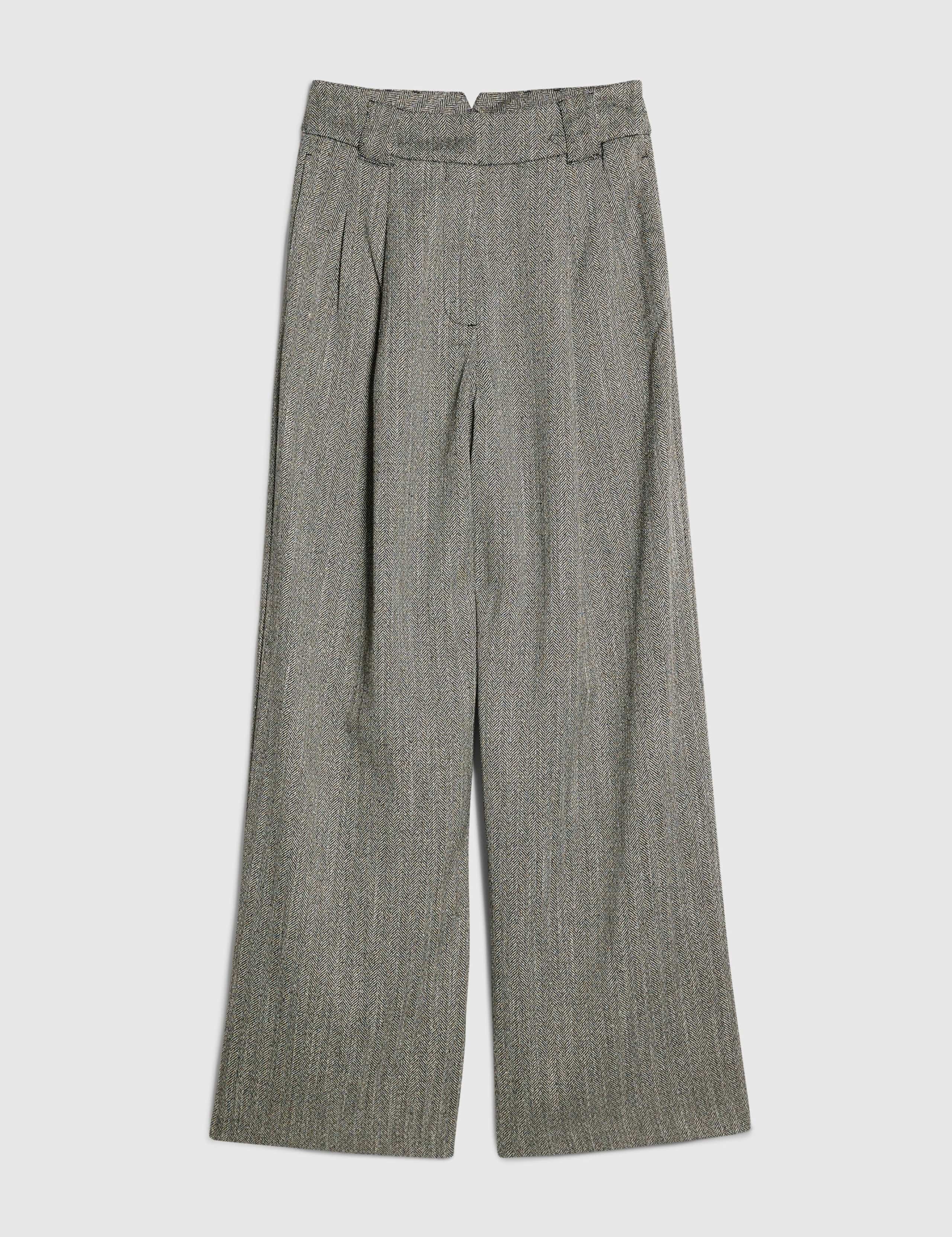 Marl Wide Leg Trousers 4 of 4