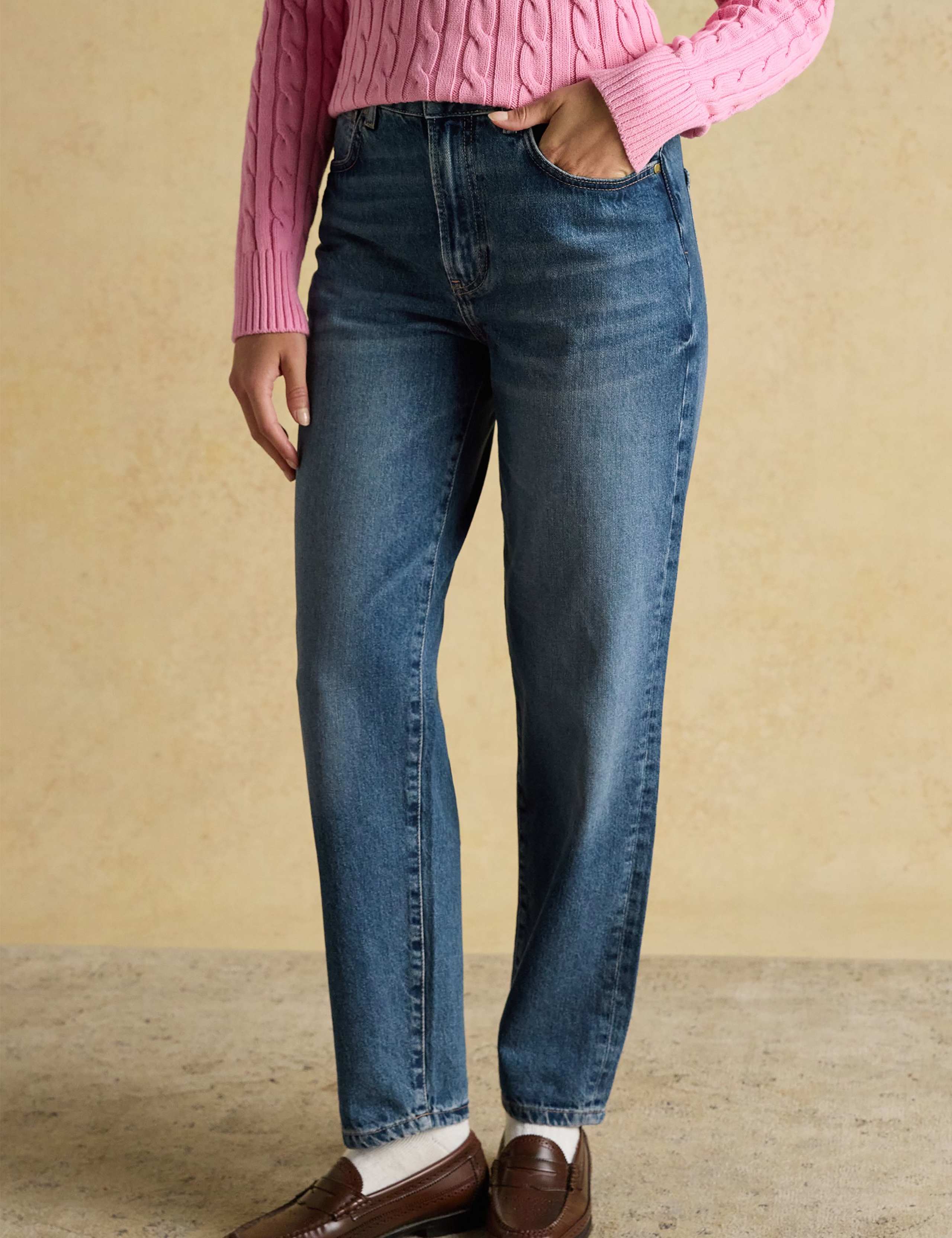 Relaxed Denim Mid Rise Jeans 3 of 7