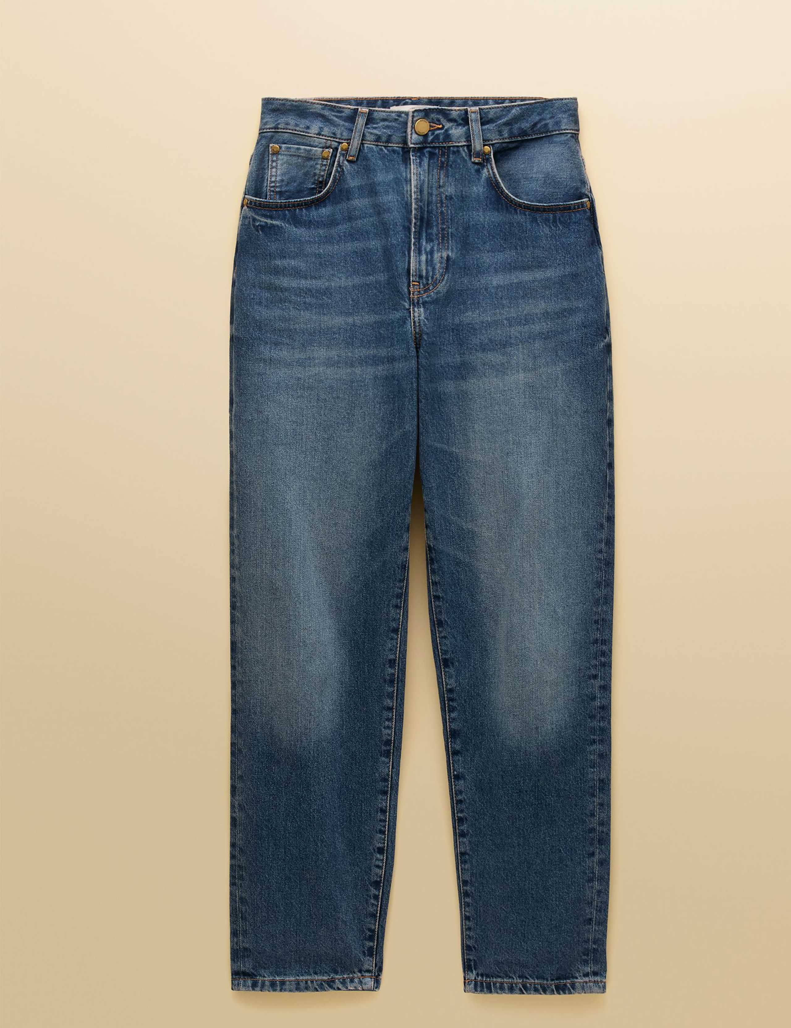 Relaxed Denim Mid Rise Jeans 2 of 7