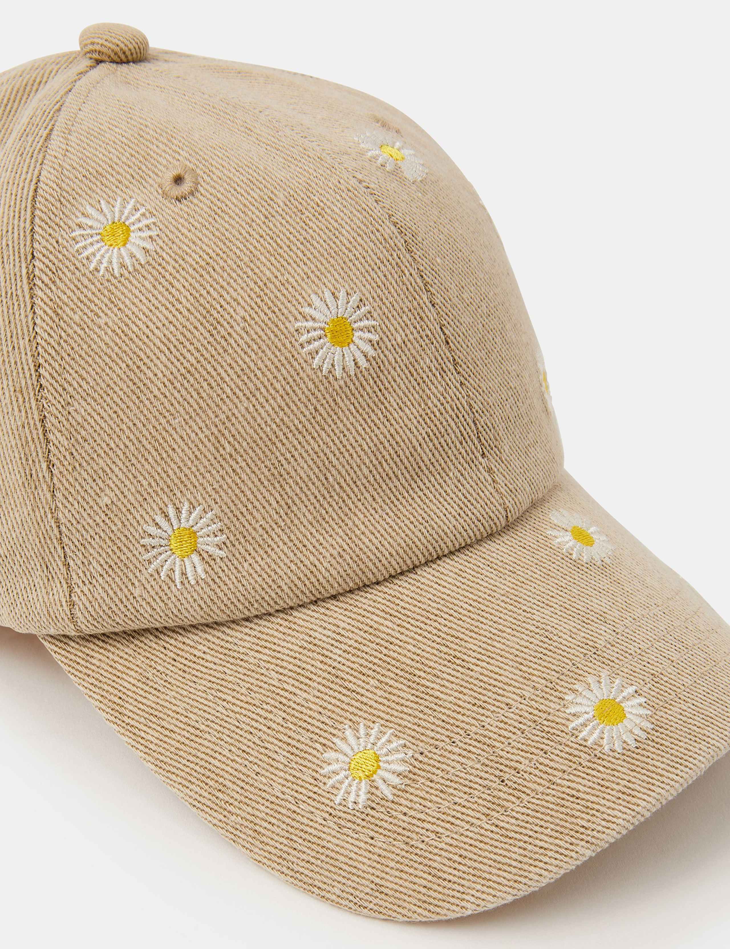 Pure Cotton Floral Baseball Cap 2 of 2