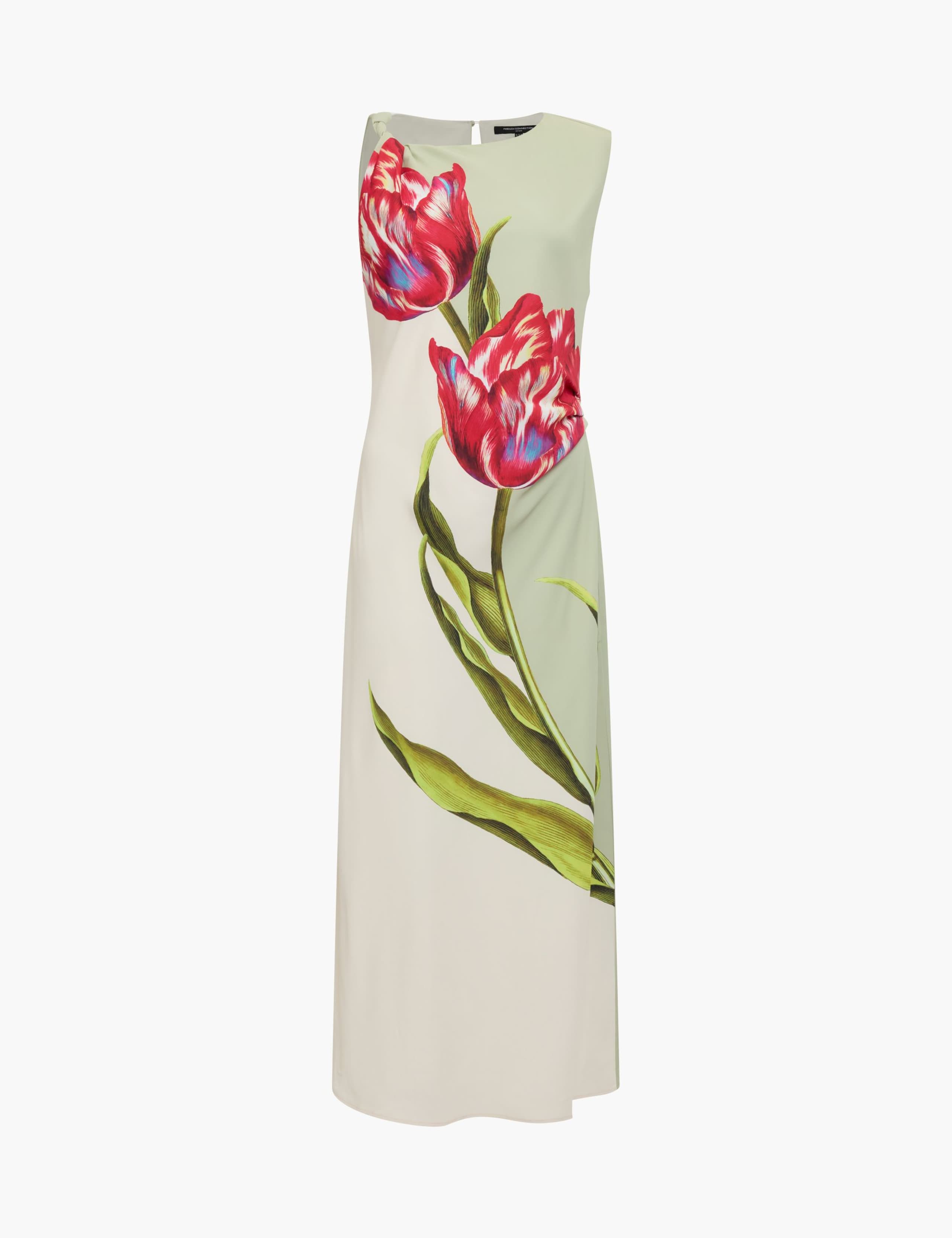 Floral One Shoulder Midaxi Column Dress 2 of 5