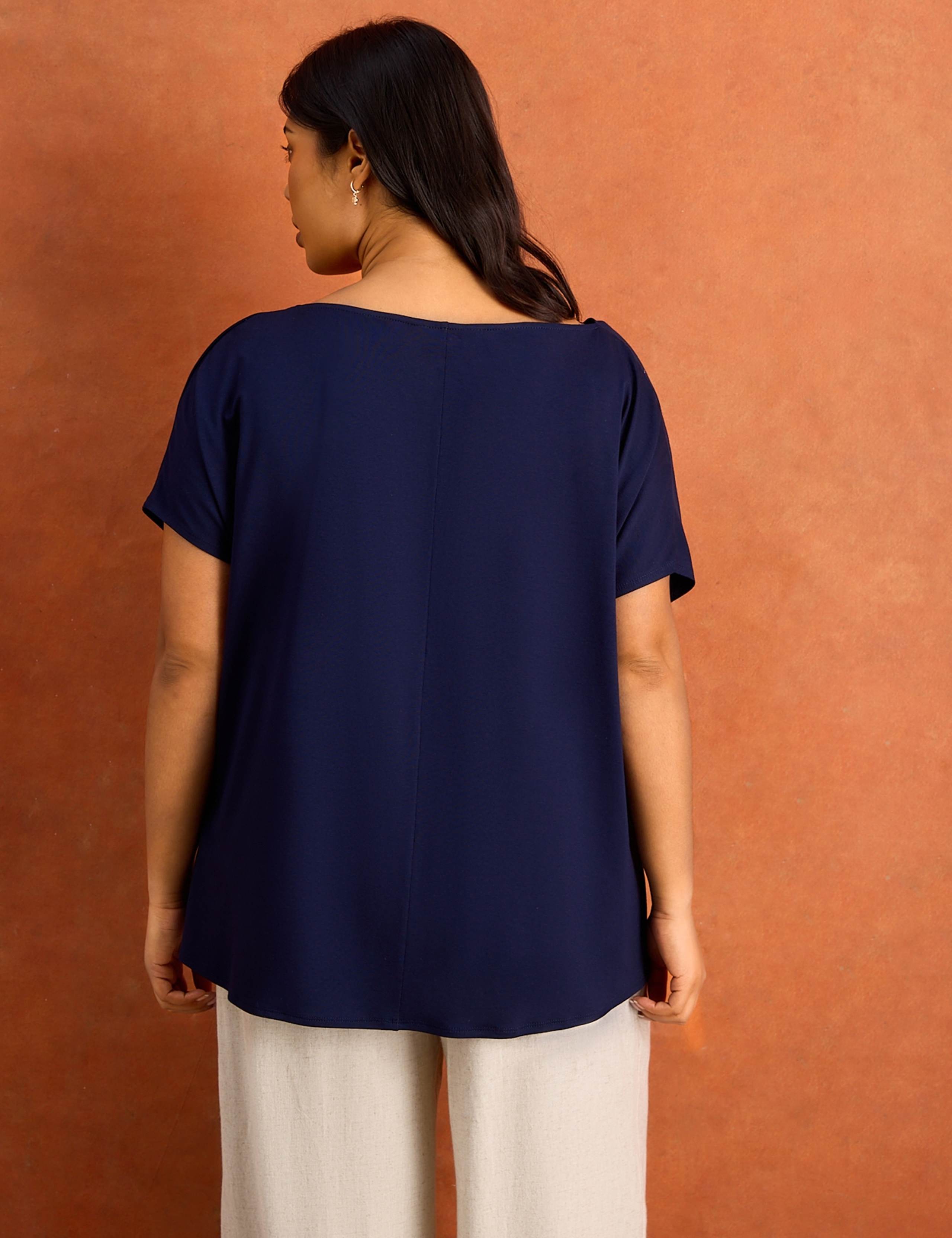 Jersey Cowl Neck Top 2 of 4