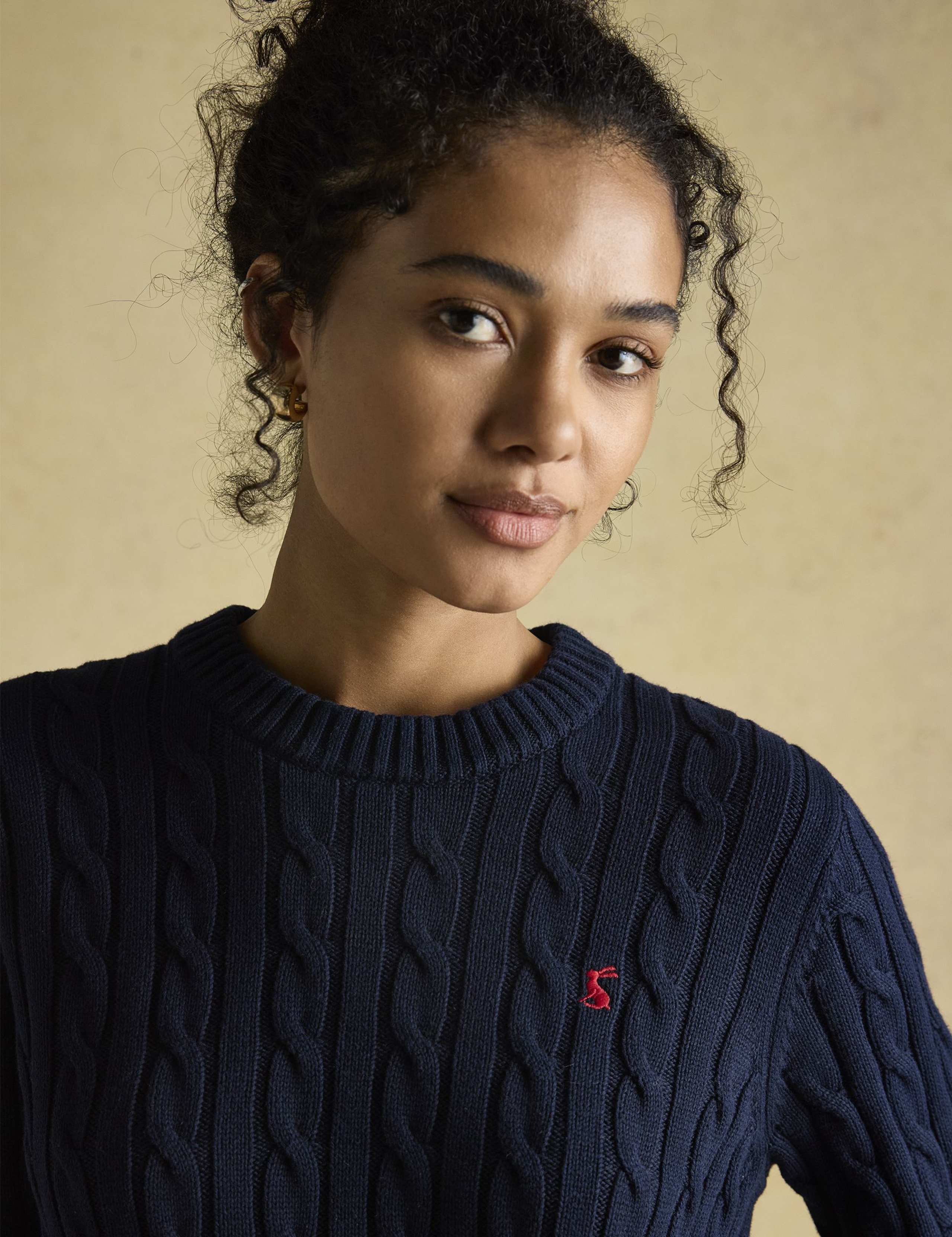 Pure Cotton Cable Knit Jumper 5 of 6