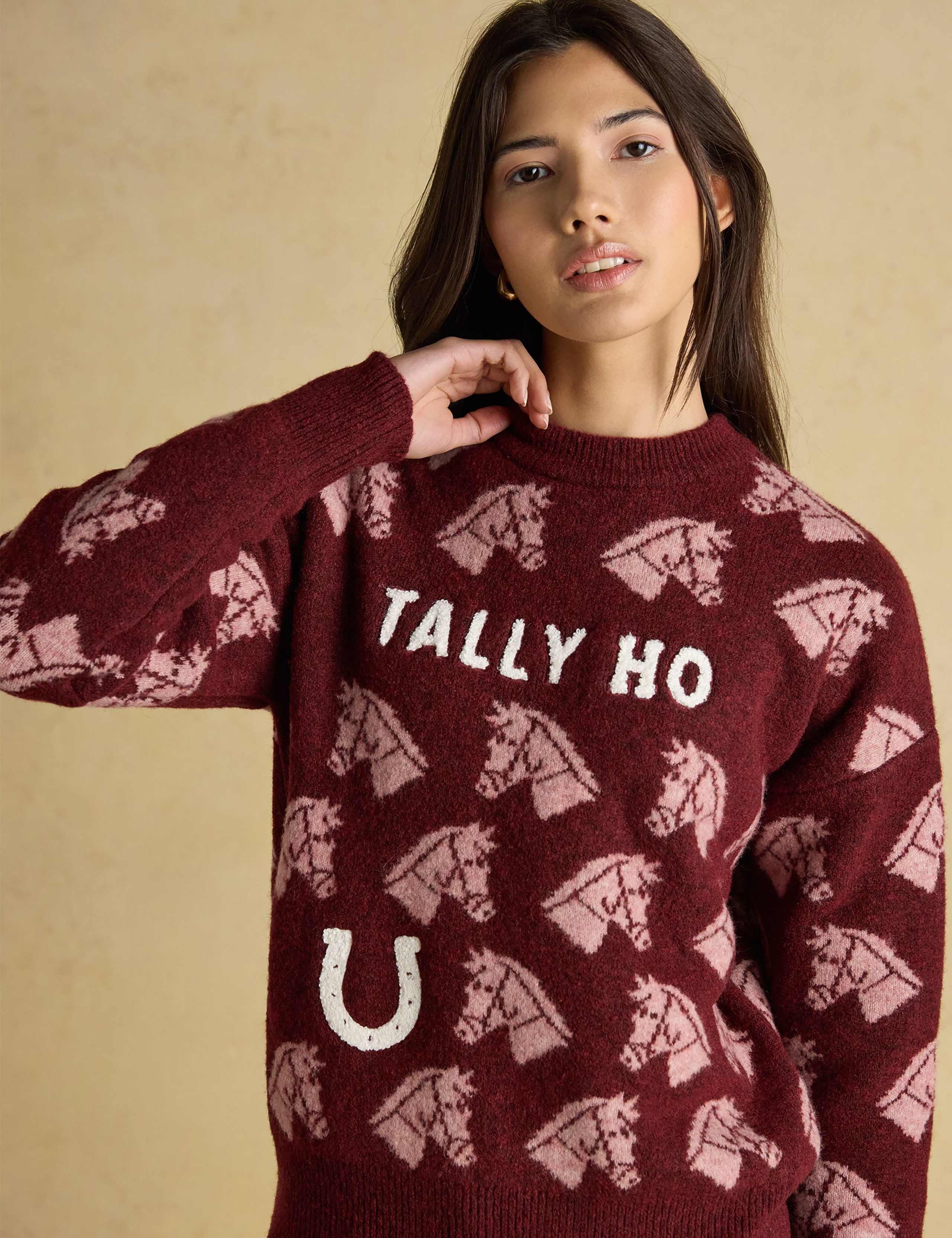 Tally Ho Crew Neck Jumper with Wool 6 of 7