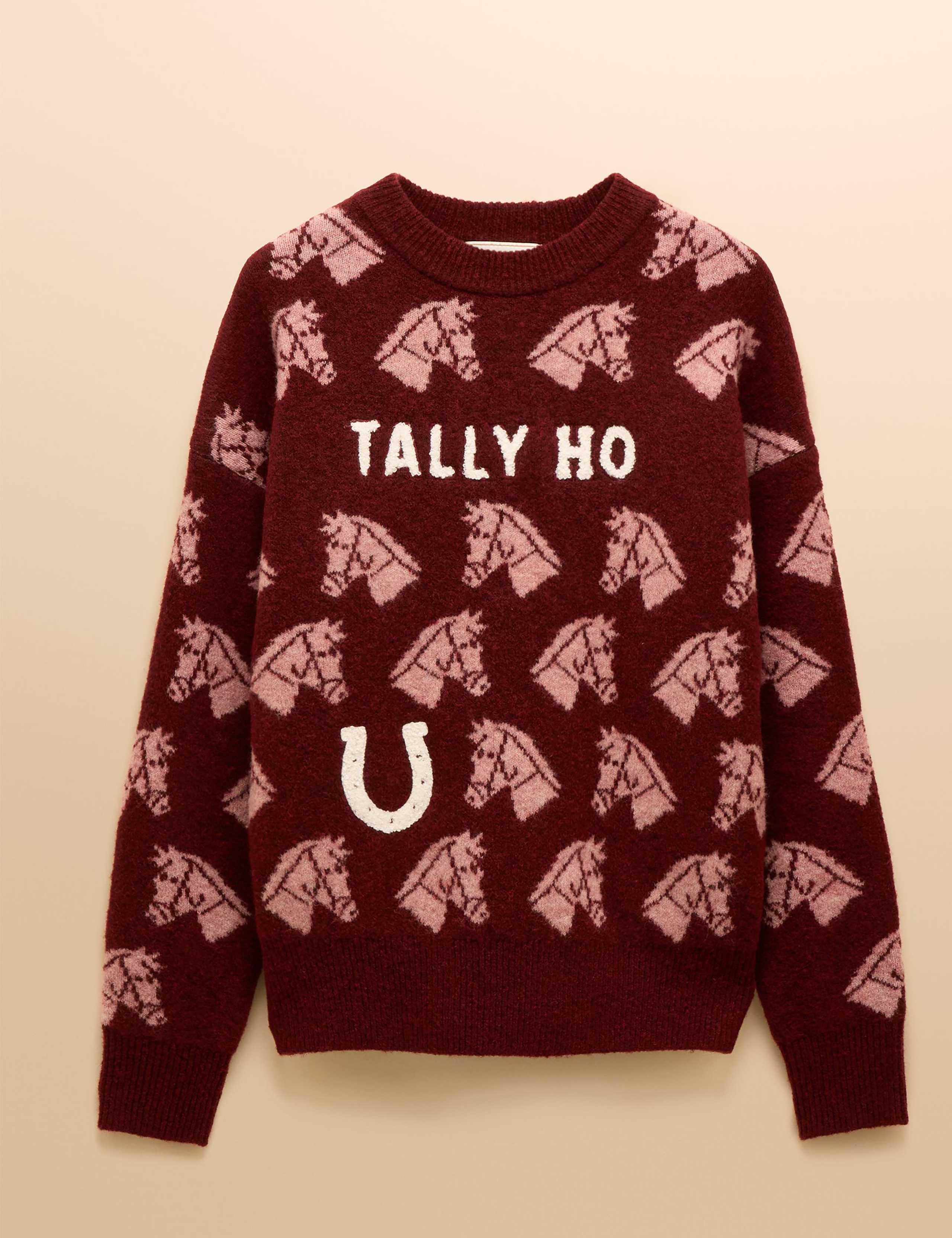 Tally Ho Crew Neck Jumper with Wool 2 of 7