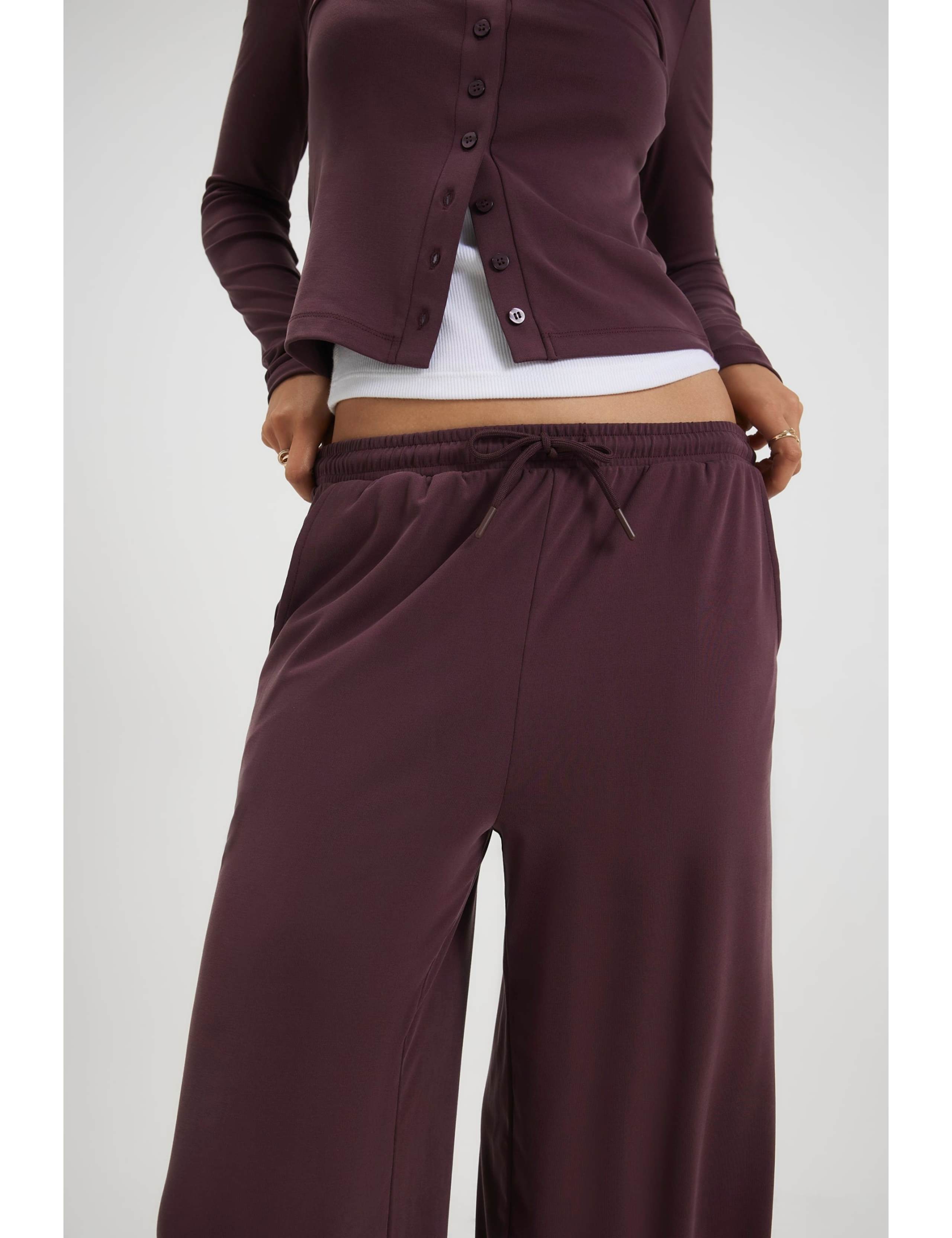 Drawstring Wide Leg Trousers 3 of 6