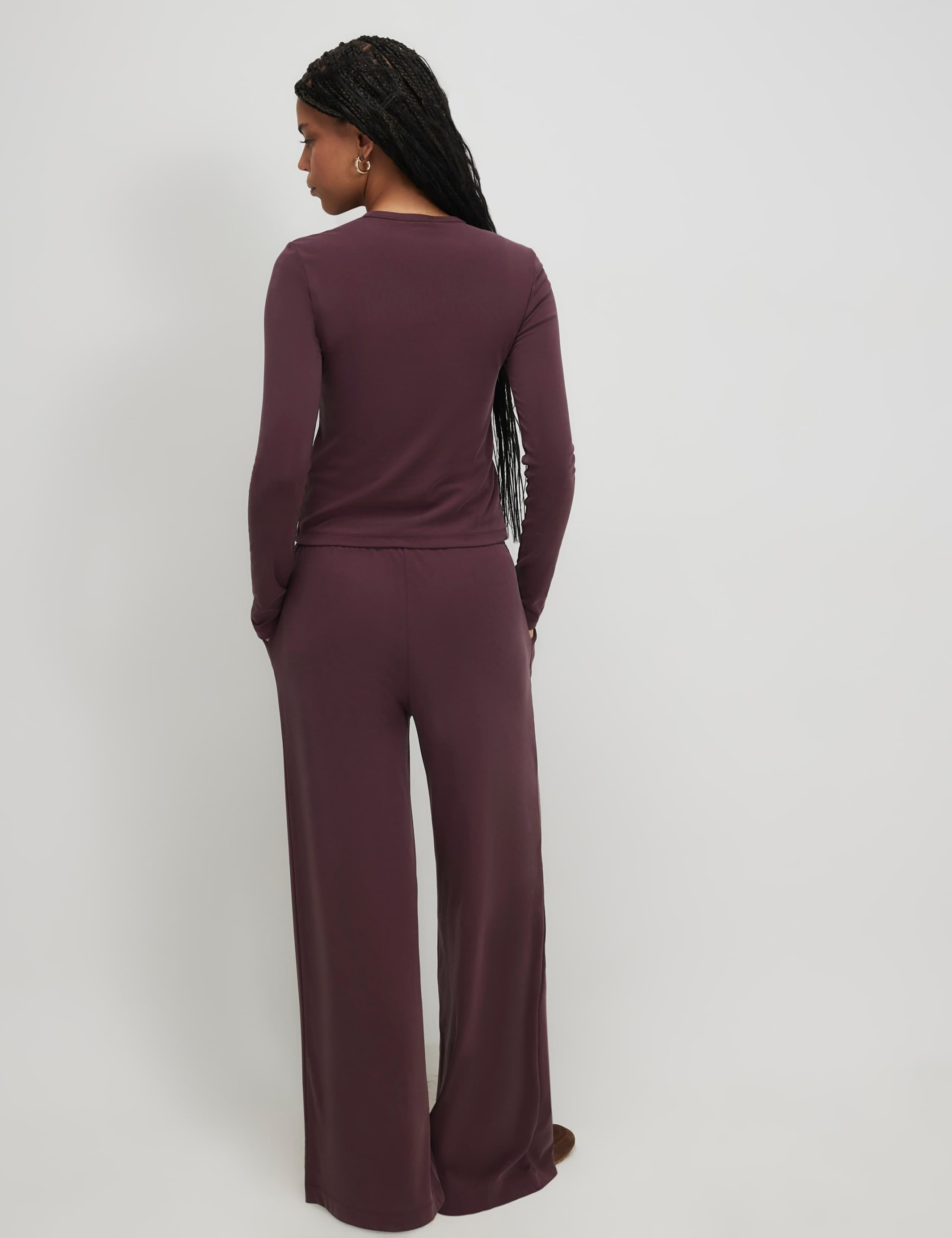 Drawstring Wide Leg Trousers 4 of 6