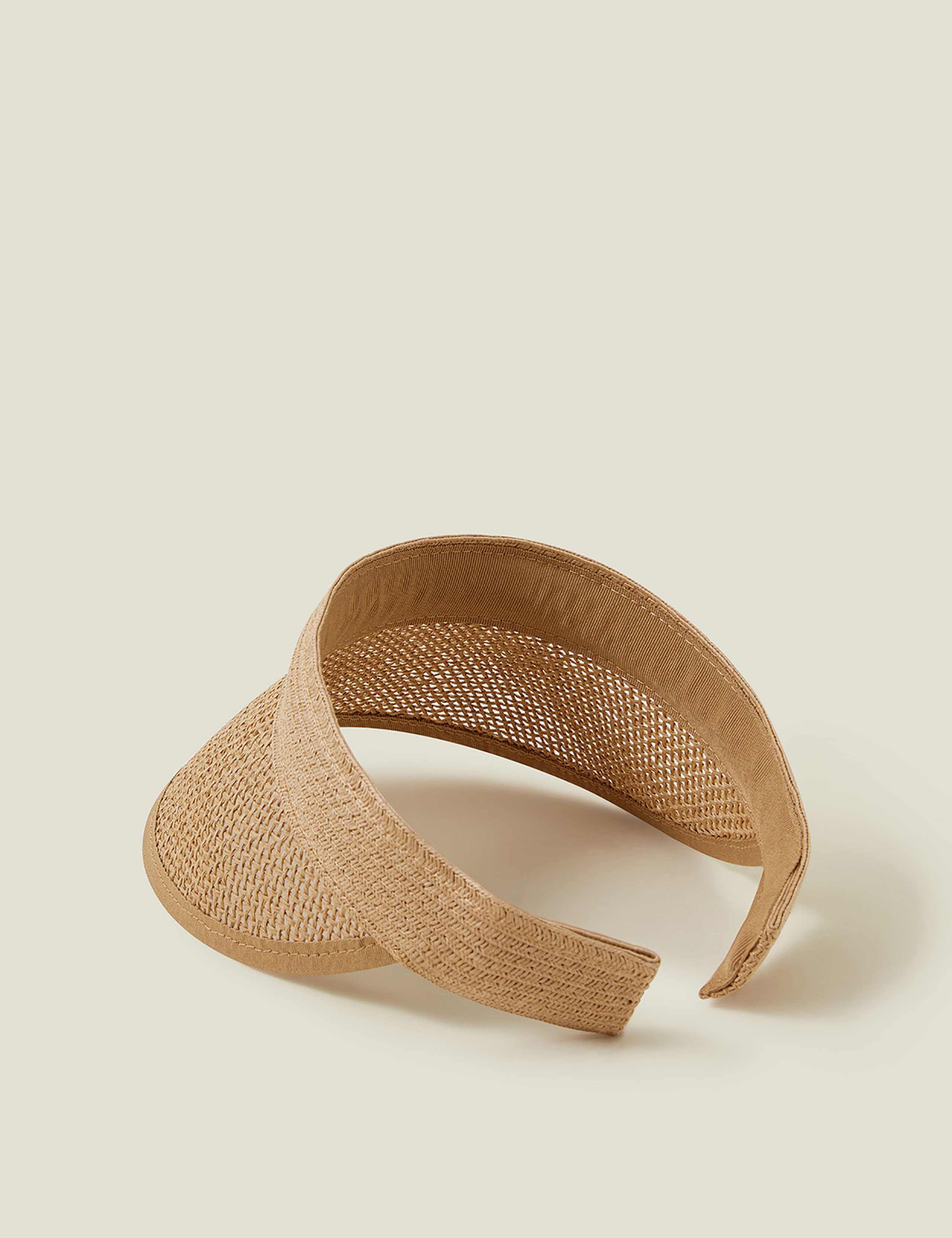 Straw Weave Visor 2 of 3