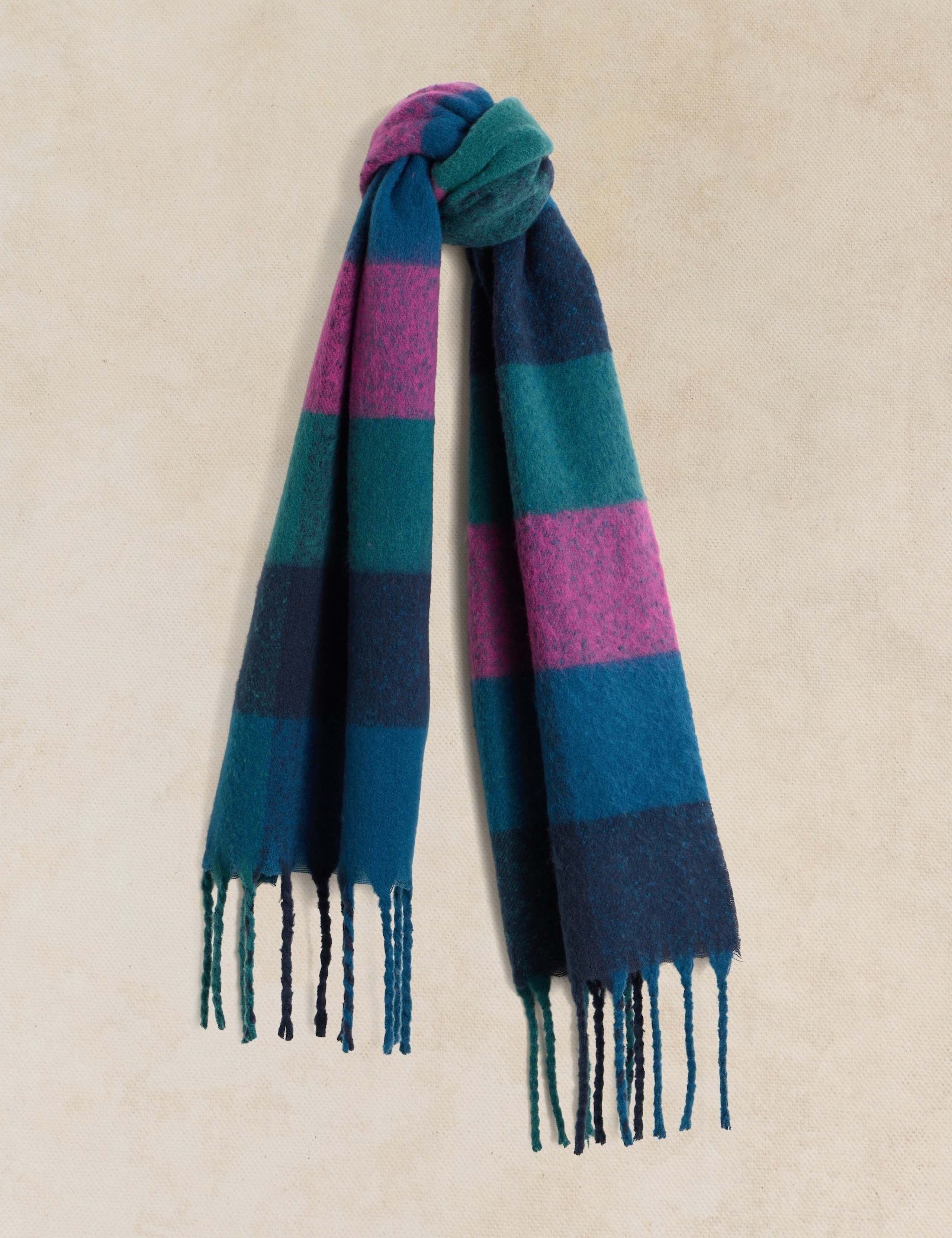 Shelley Brushed Checked Scarf 1 of 3