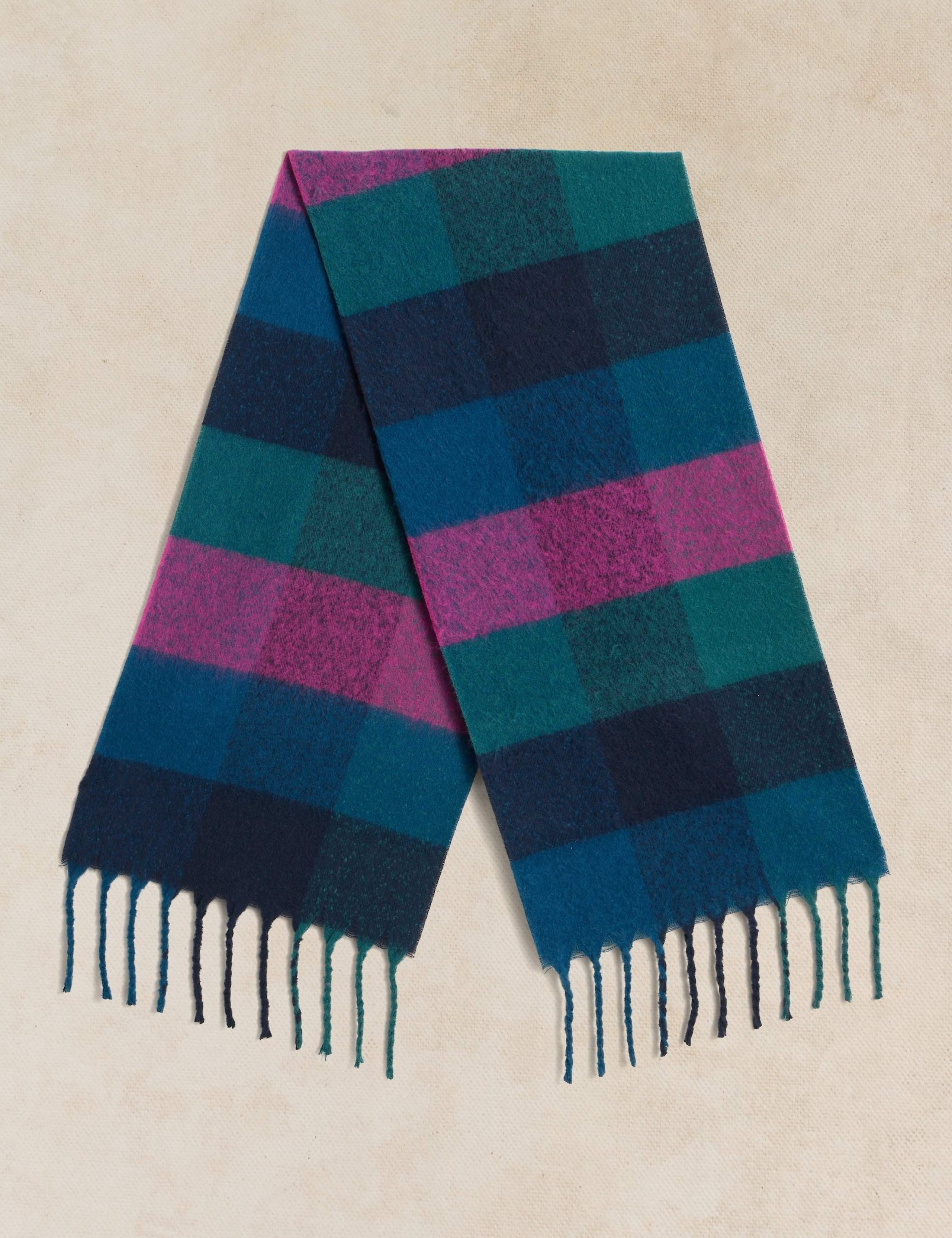 Shelley Brushed Checked Scarf 2 of 3