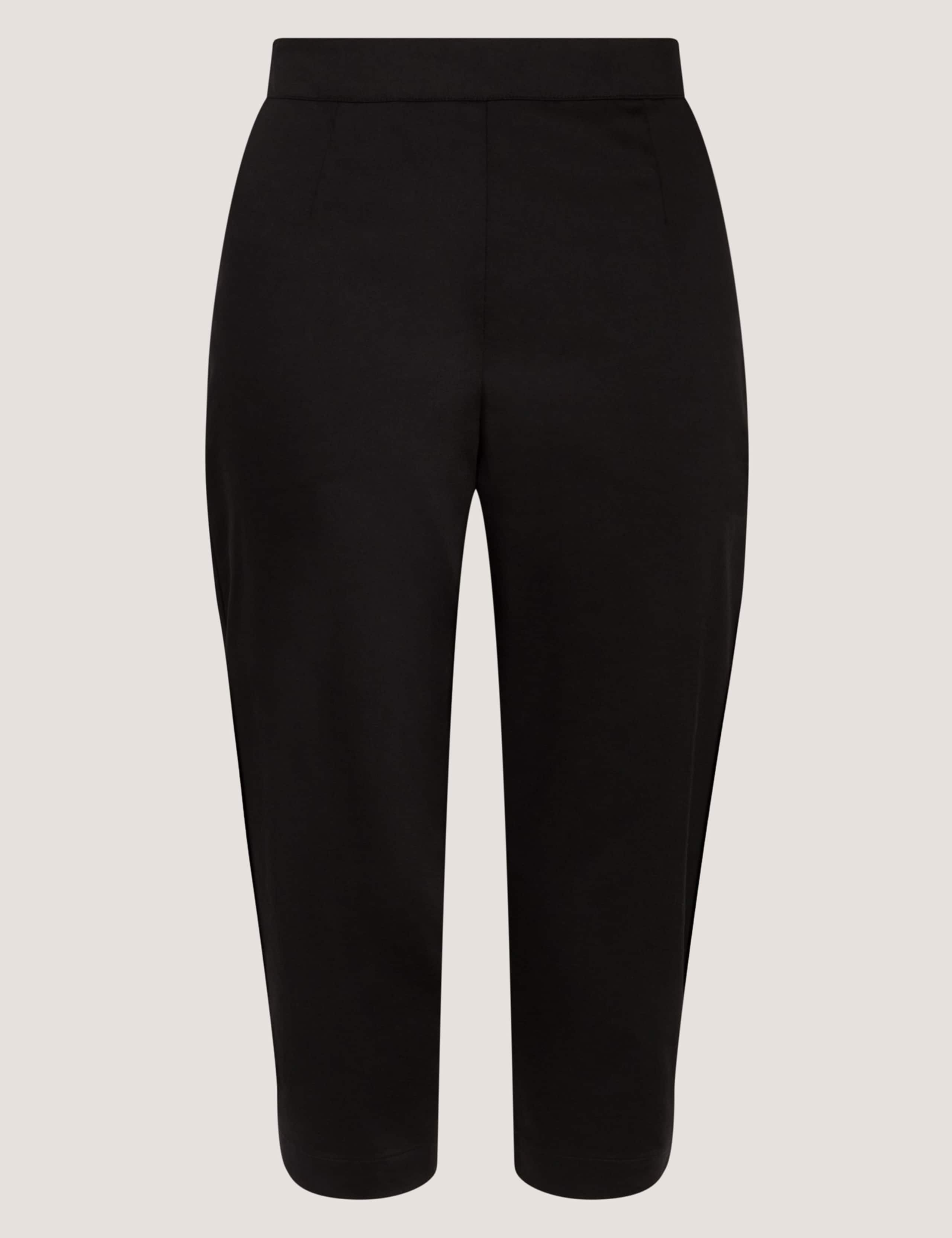 Cotton Rich Cropped Capri Trousers 2 of 5