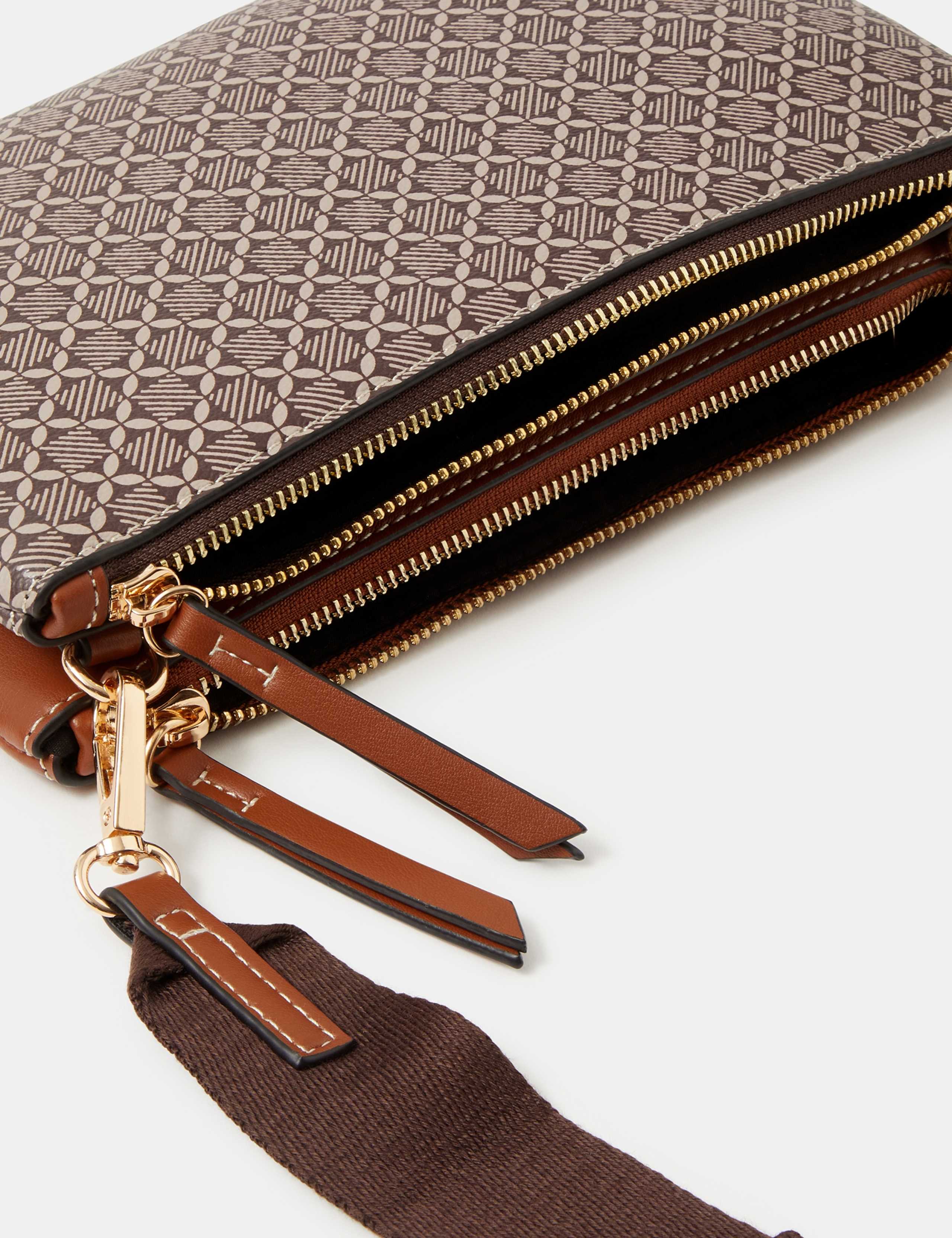 Geometric Print Crossbody Bag 3 of 4